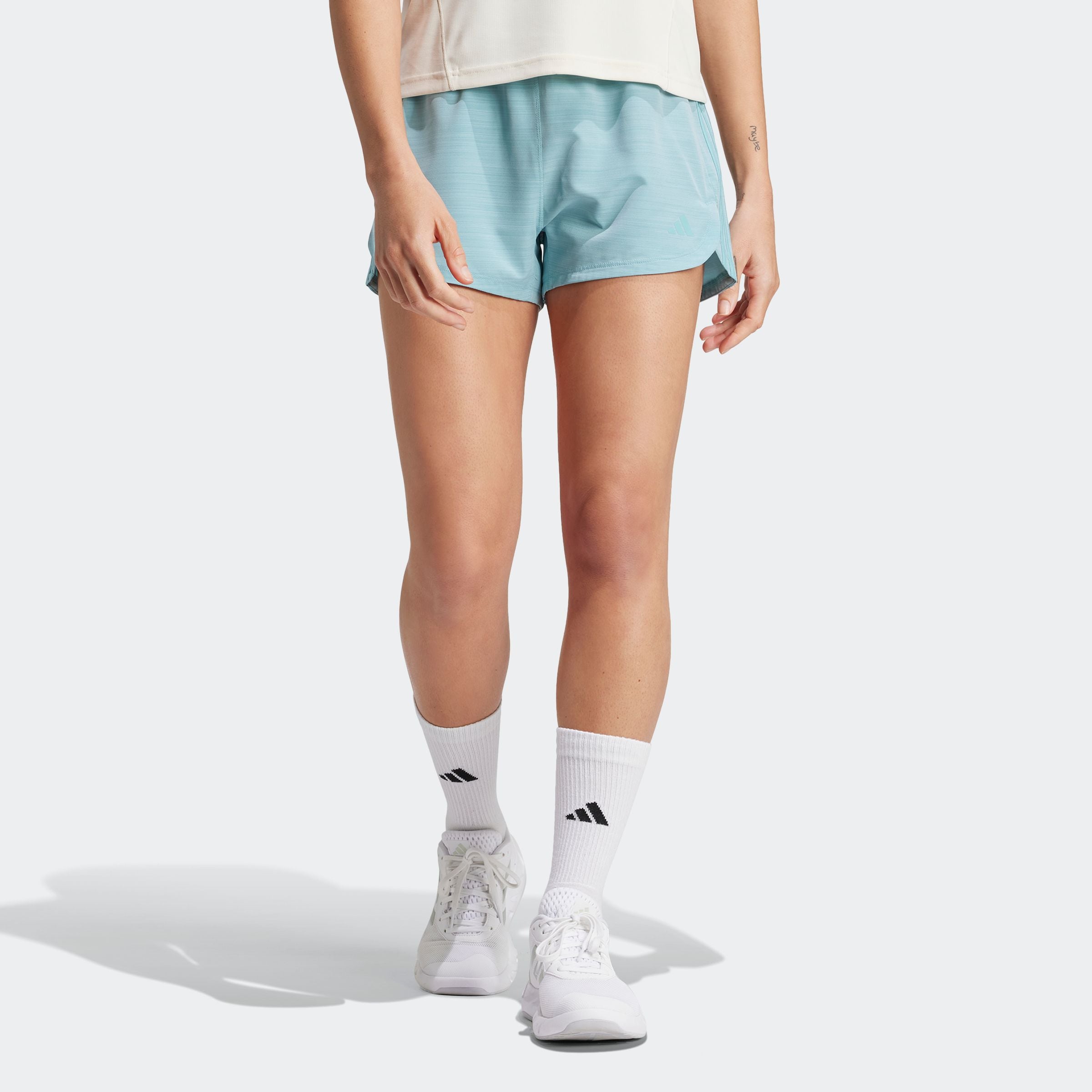 adidas Performance Shorts »PACER WVN HIGH«, (1 tlg.), Woven Trainingsshorts mit hohem Bund