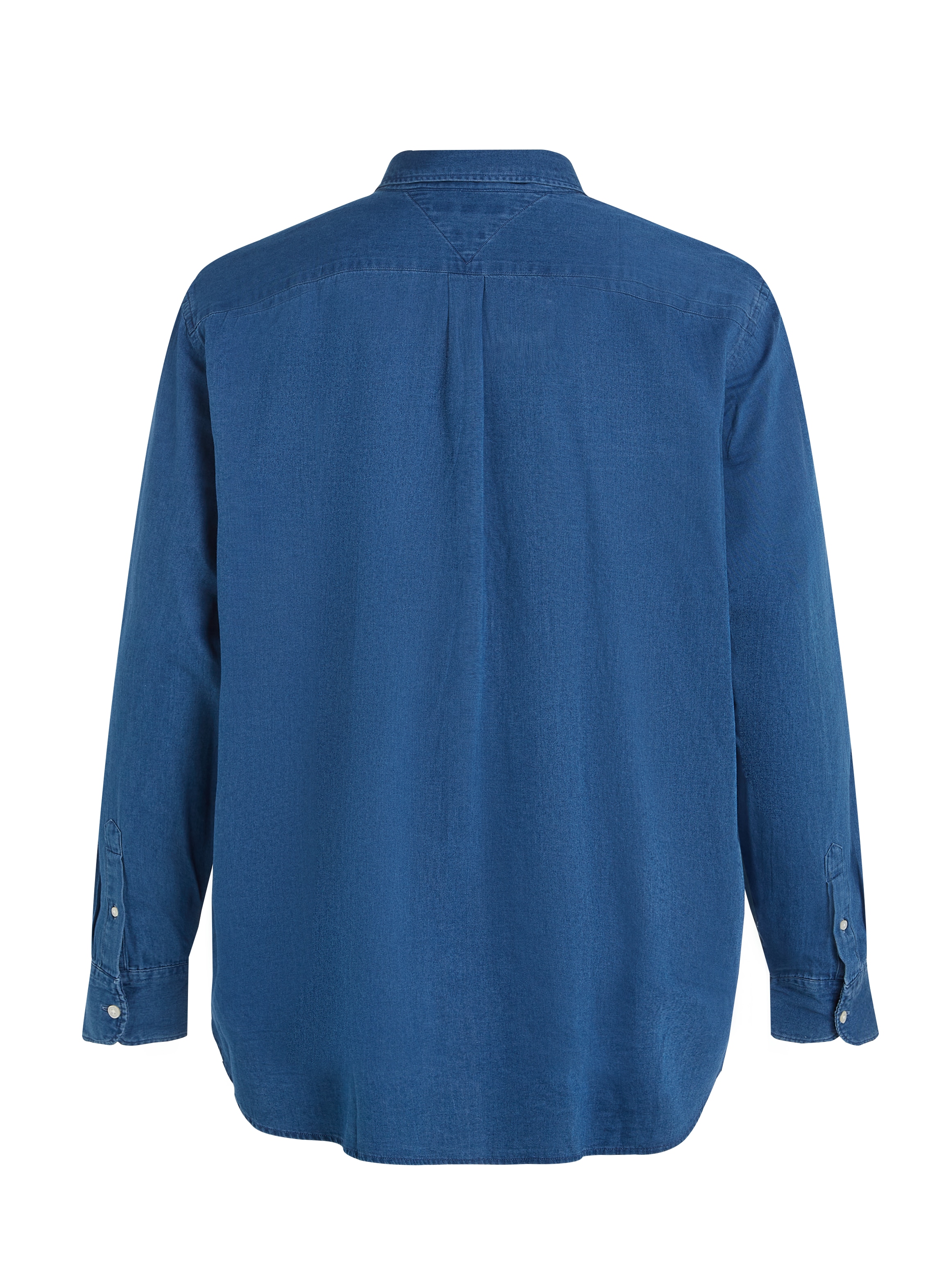Tommy Hilfiger Big & Tall Jeanshemd »BT-CHAMBRAY SHIRT-B«, in Grossen Grössen, Mit Logostickerei