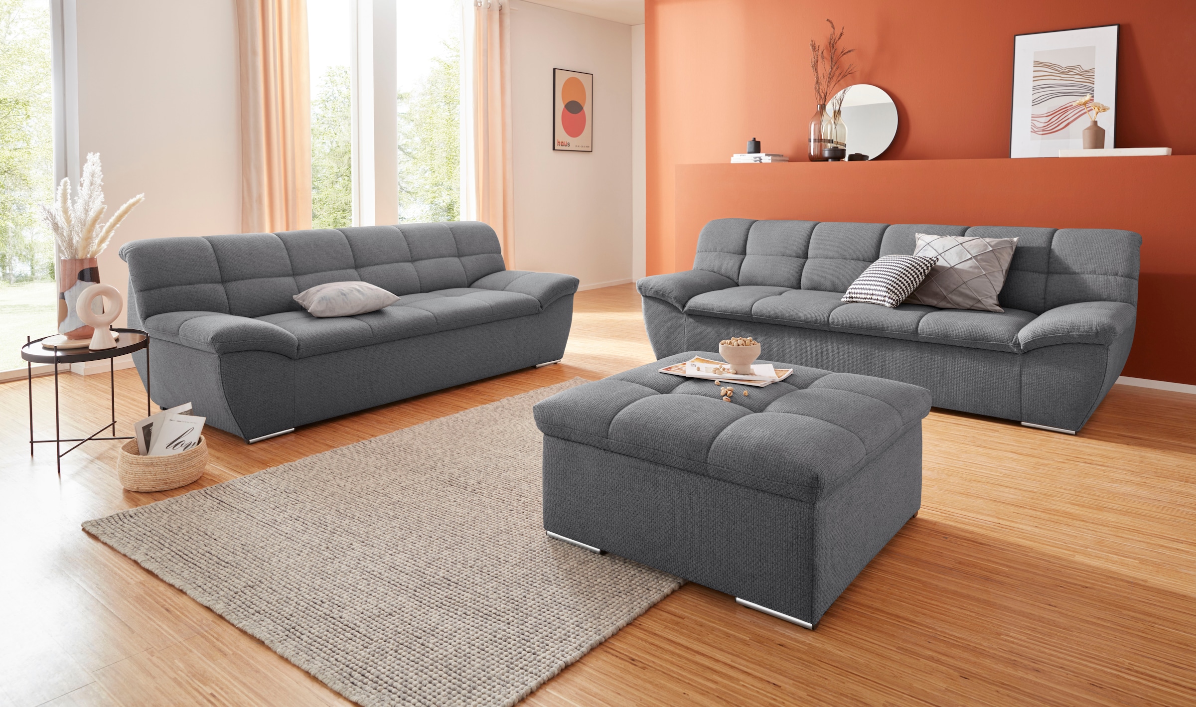 DOMO collection 2-Sitzer »Lagoa«, frei im Raum stellbar, in grosser Farbauswahl