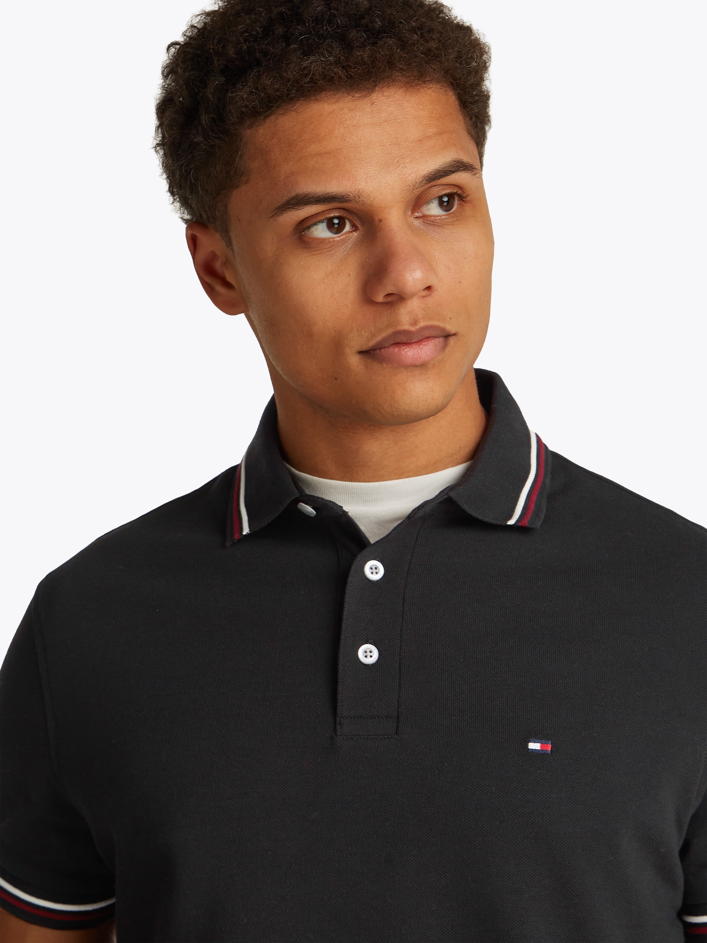 Tommy Hilfiger Poloshirt »TIPPED SLIM FIT POLO«, mit Kontrast-Details
