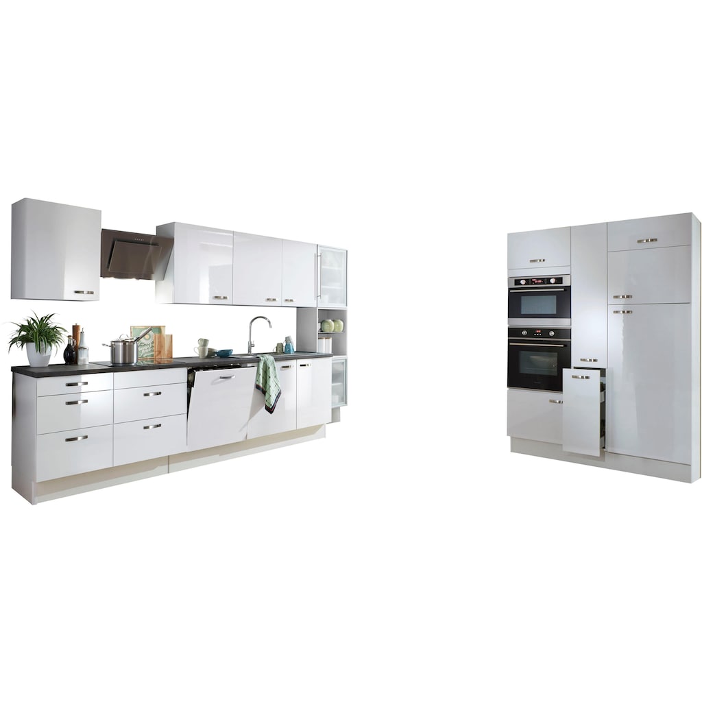 OPTIFIT Küchenzeile »Cara«, mit Vollauszügen und Soft-Close-Funktion, Breite 480 cm