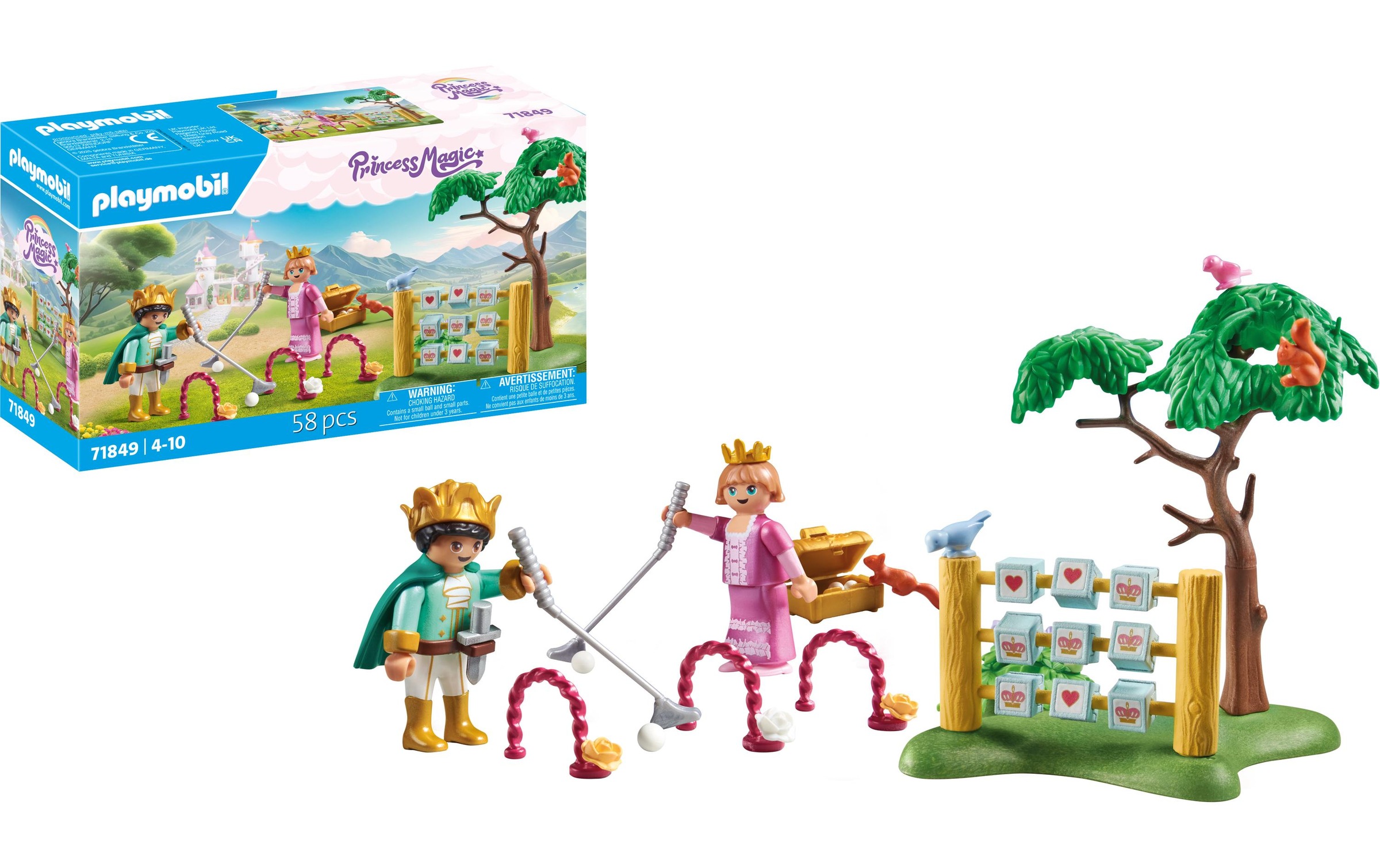 Playmobil® Spielbausteine »Princess Magic Königskinder im Spielgarten 71849«