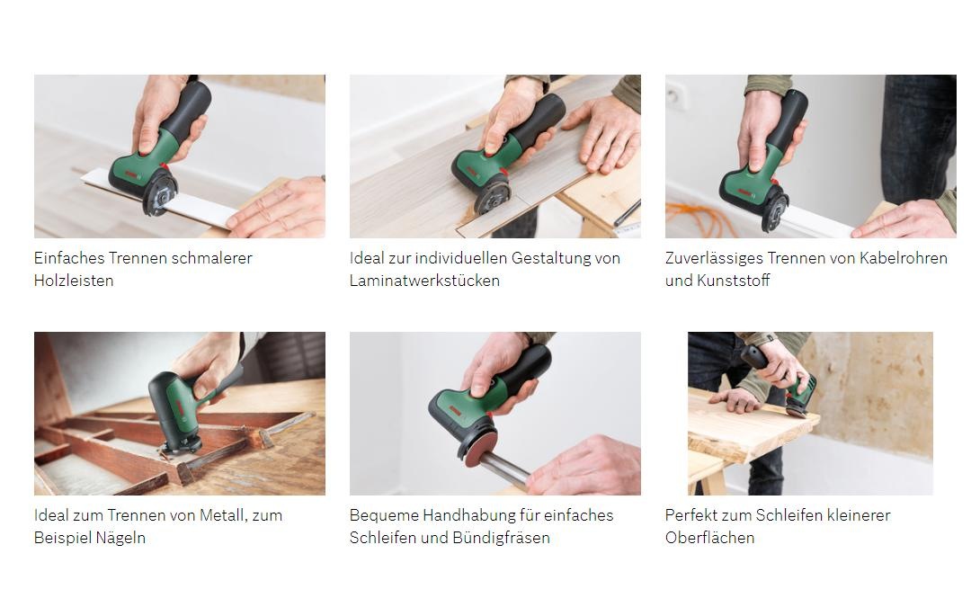 BOSCH Trennschleifer »EasyCut«, Mit Akku/Ladegerät