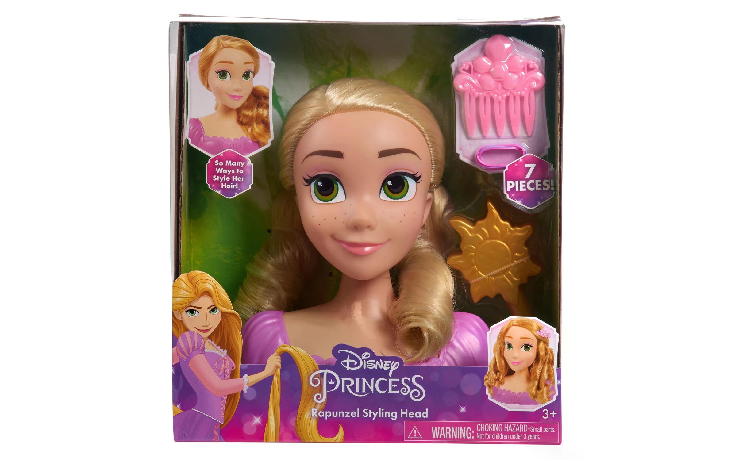 Disney Princess Spielzeug-Frisierkoffer »Beauty Disney Princess – Rapunzel Styling Head klein / 20 cm«