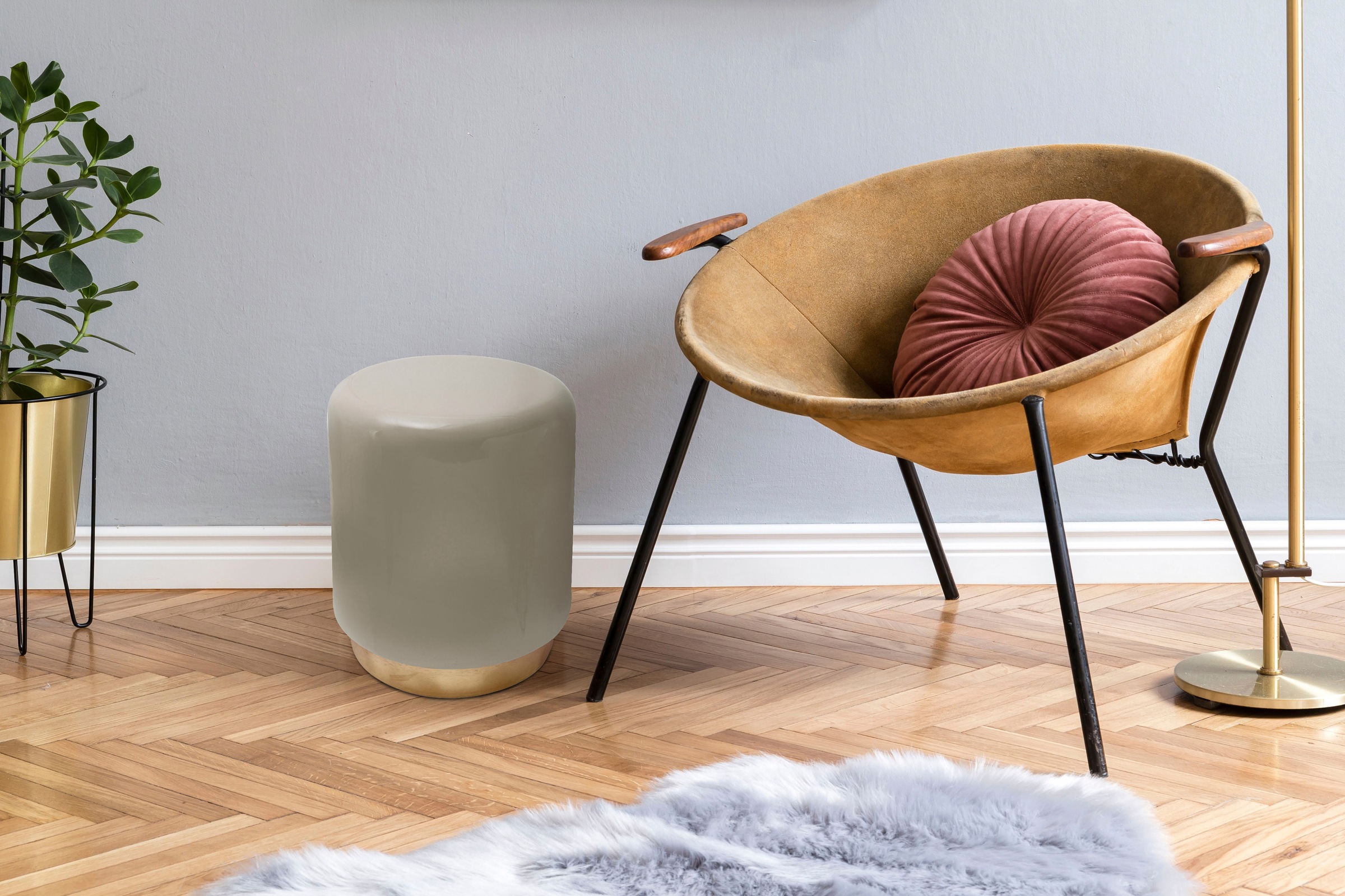 Kayoom Beistelltisch "Art Deco 375, Abstelltisch aus Metall,funktional und stabil" 1 Stk. tlg. Dekorativ, glanzvolle Lackierung, stilvolles Design