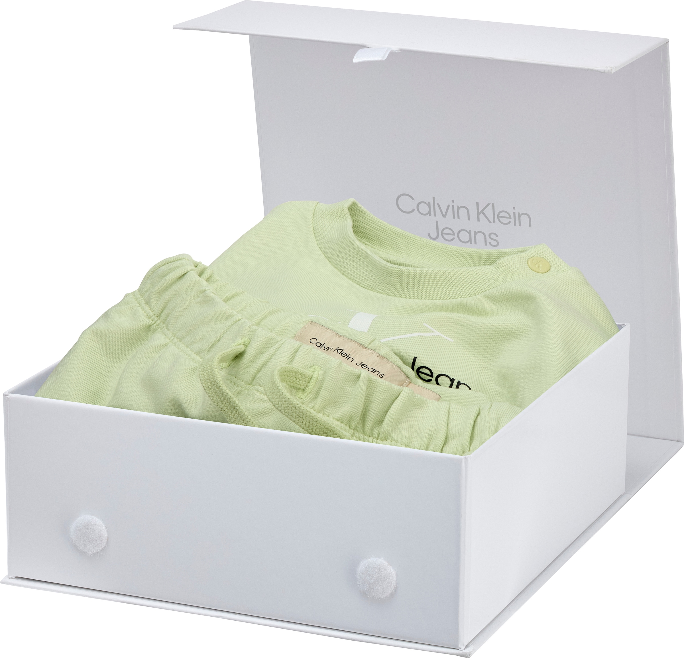 Calvin Klein Jeans Shirt & Hose »MONOGRAM CN SWEATSHIRT SET«, für Babys bis 2 Jahre