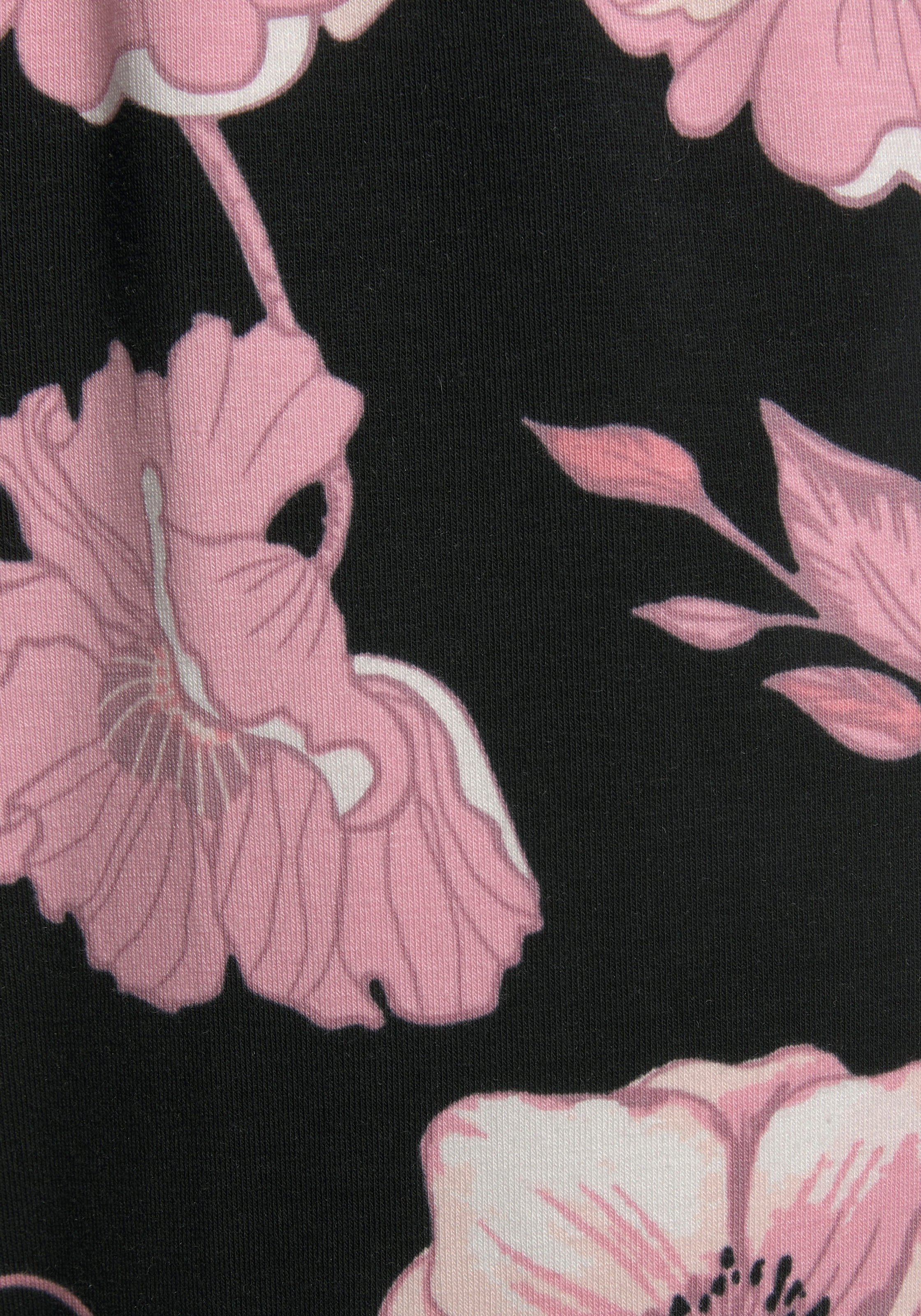 LASCANA Pyjama, (2 tlg., 1 Stück), mit Blumenmuster und Spitzendetails  online bestellen bei Jelmoli-Versand Schweiz