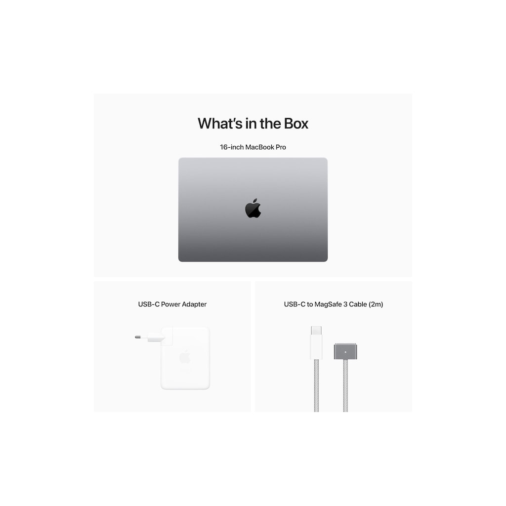 Apple MacBook Pro 16 Zoll (2023), M2 Pro Chip, 12C CPU, 19C GPU