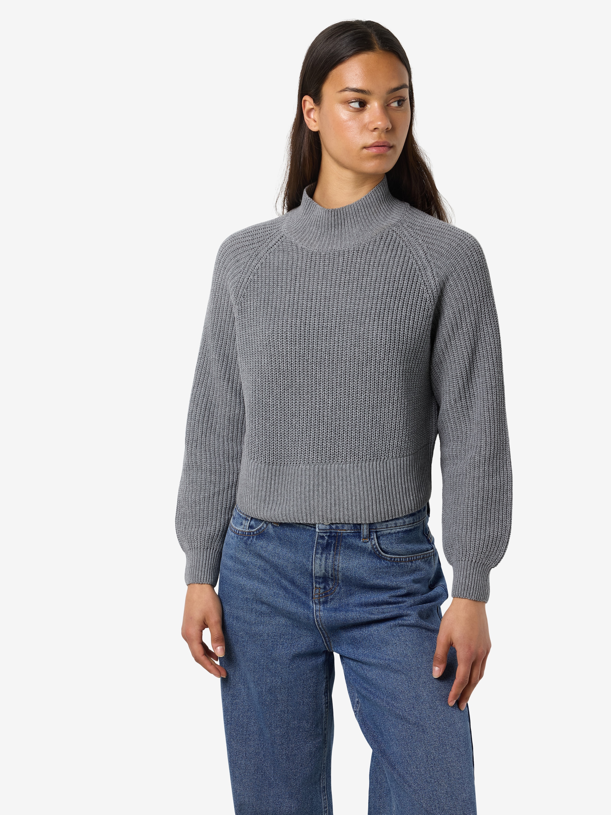 Noisy may Stehkragenpullover »NMDARA L/S HIGH NECK KNIT FWD NOOS«