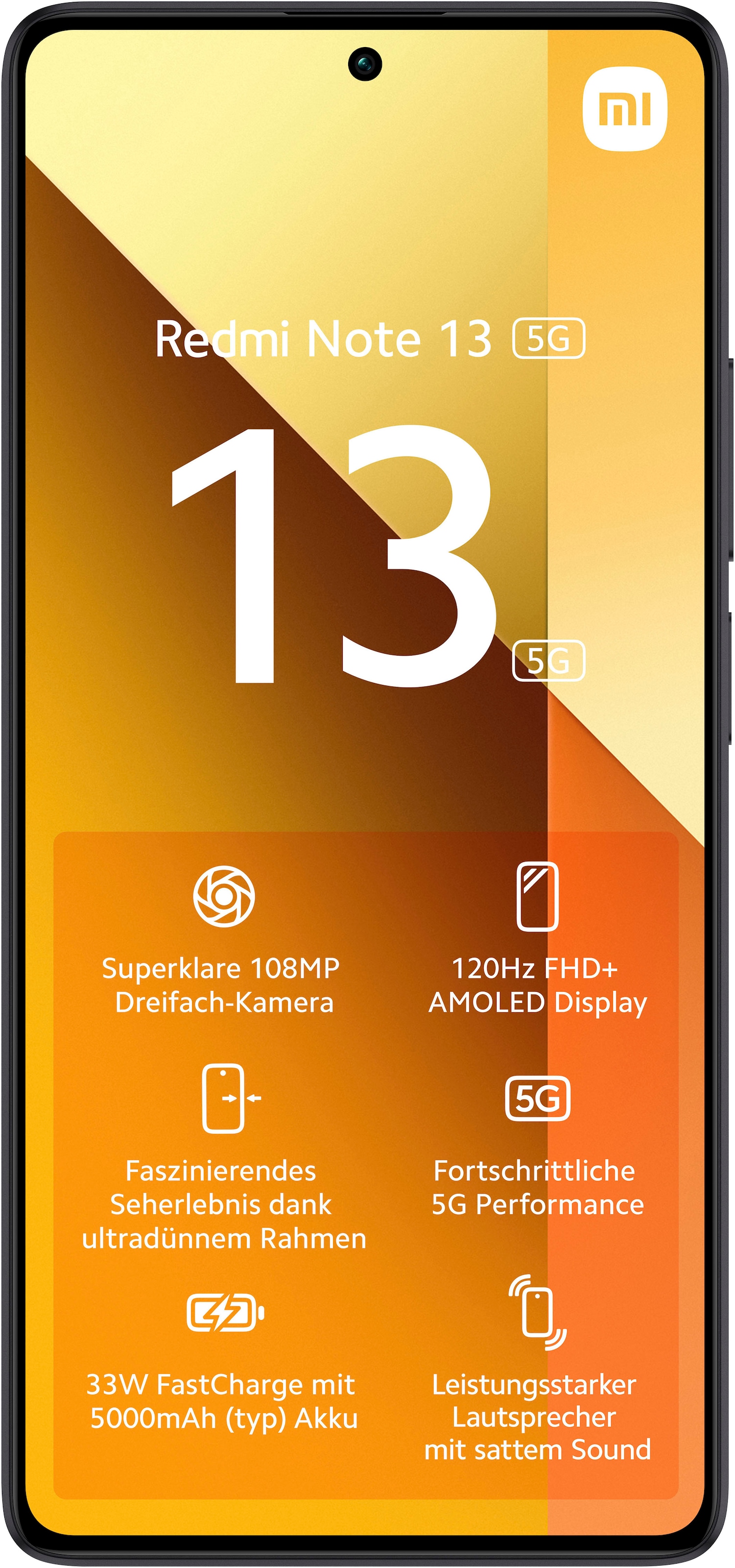 Xiaomi Smartphone »Redmi Note 13 8+256GB«, Graphite Black