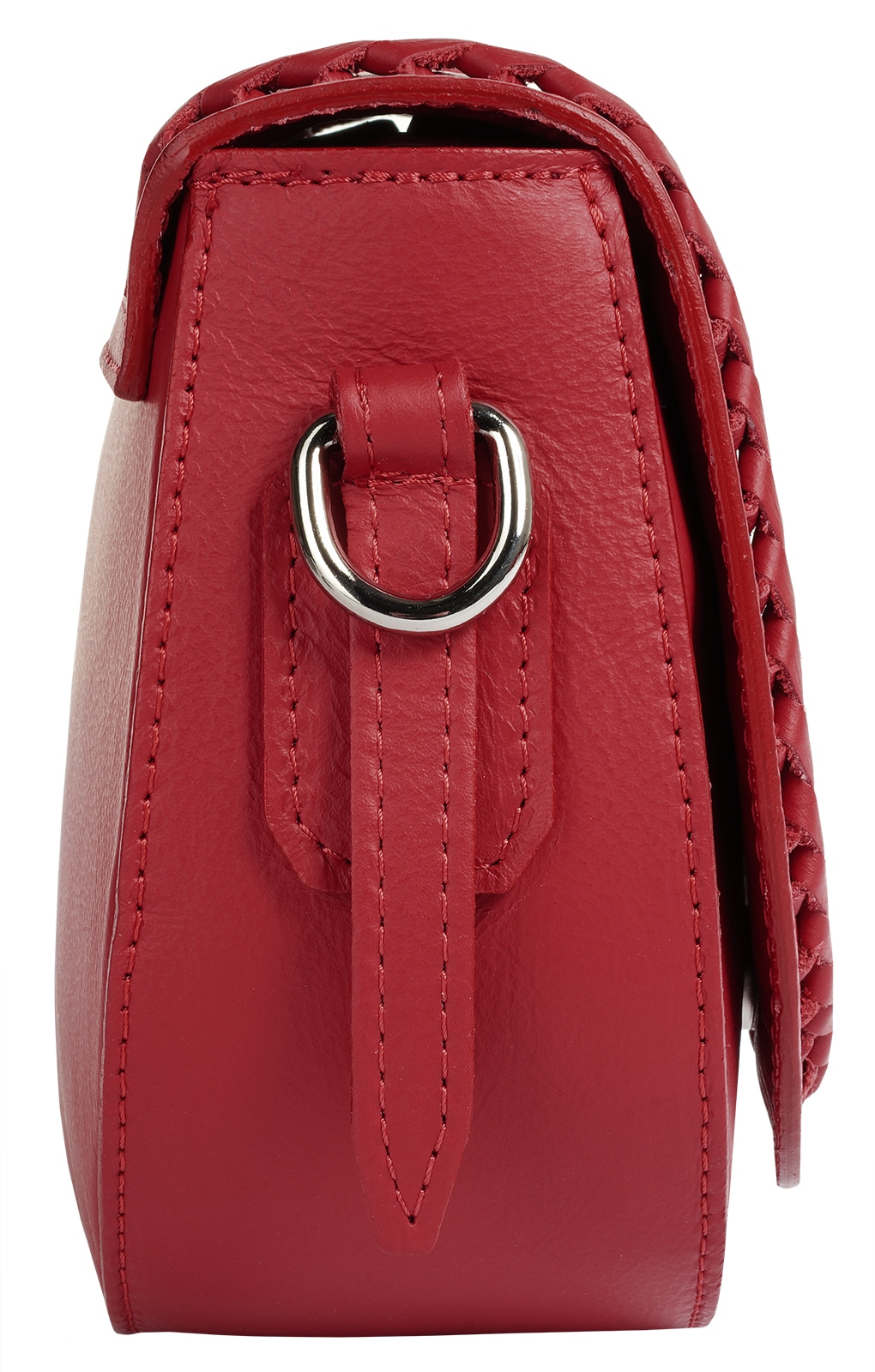 Cluty Umhängetasche, echt Leder, Made in Italy