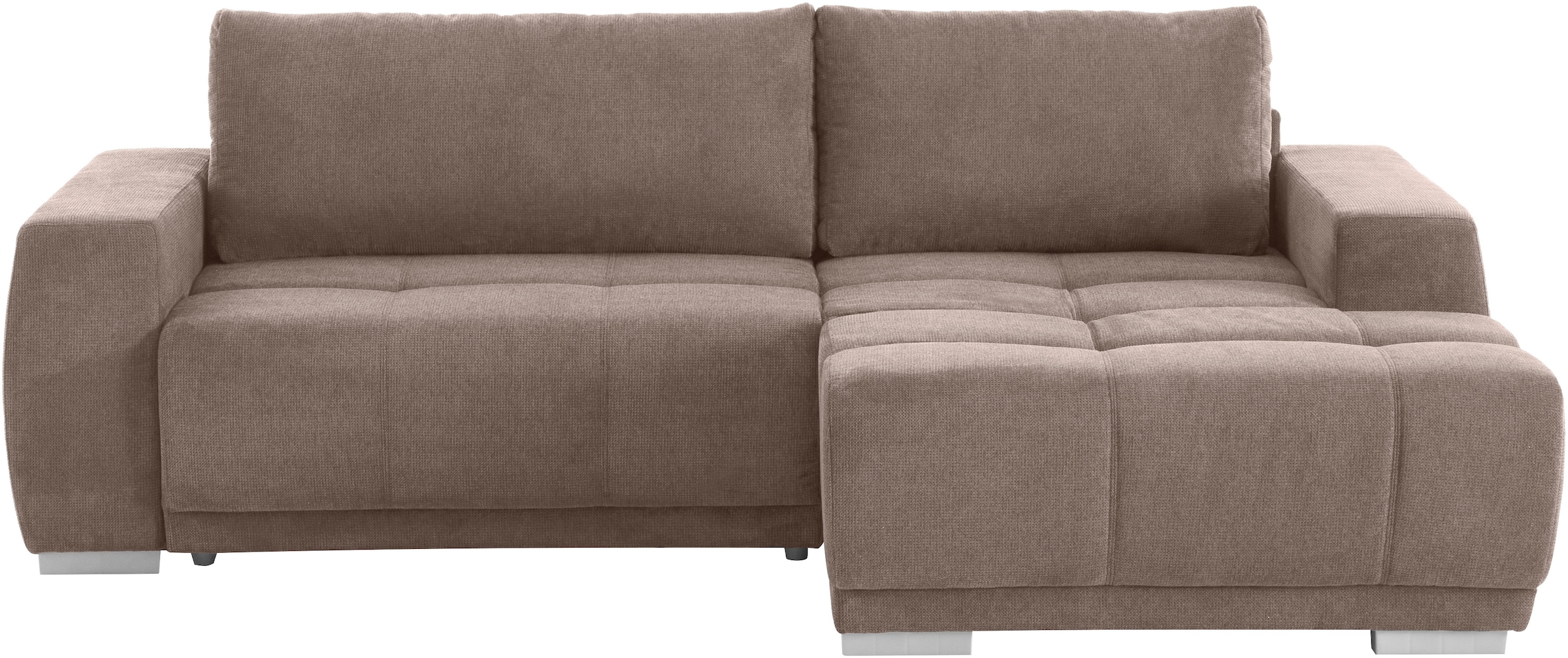 INOSIGN Ecksofa »Bolero L-Form«, wahlweise mit Bettfunktion & Bettkasten