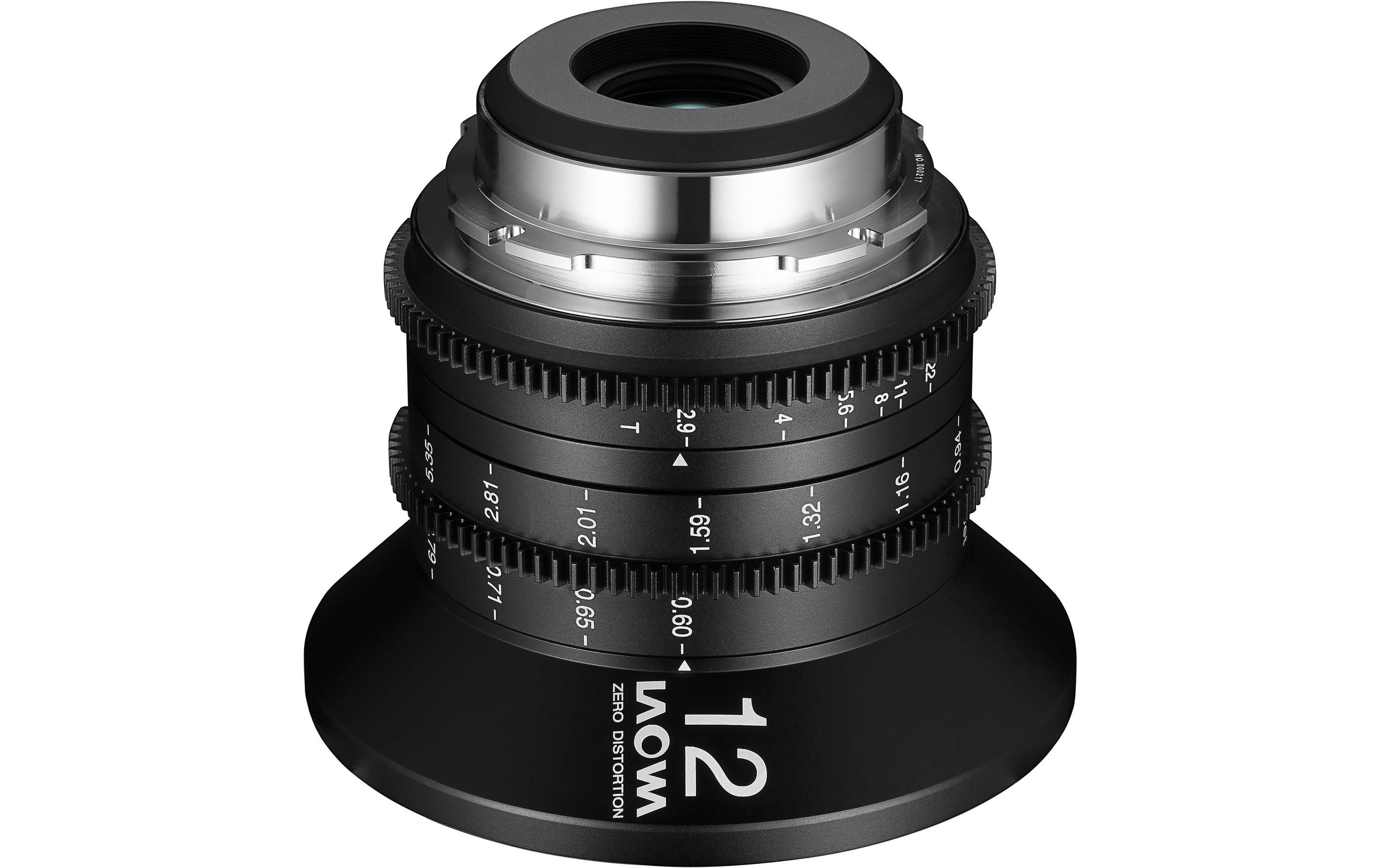 Festbrennweiteobjektiv »Laowa 12mm T2.9 Zero-D Cine (Meter) Ca EF«