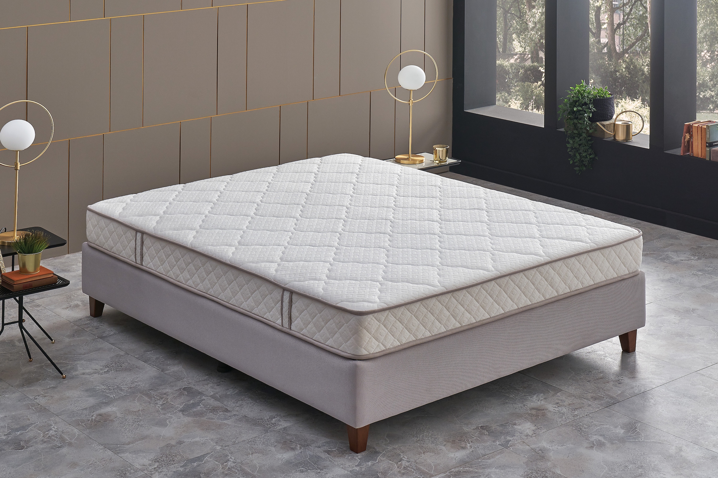 Yatas Bedding Taschenfederkernmatratze »Penta Z, Matratze 90x200, 140x200 cm & weitere Grössen«, 19 cm hoch, 403 Federn, (1 St.), 5-Zonen, H3, wendbar, ergonomisch, atmungsaktiv