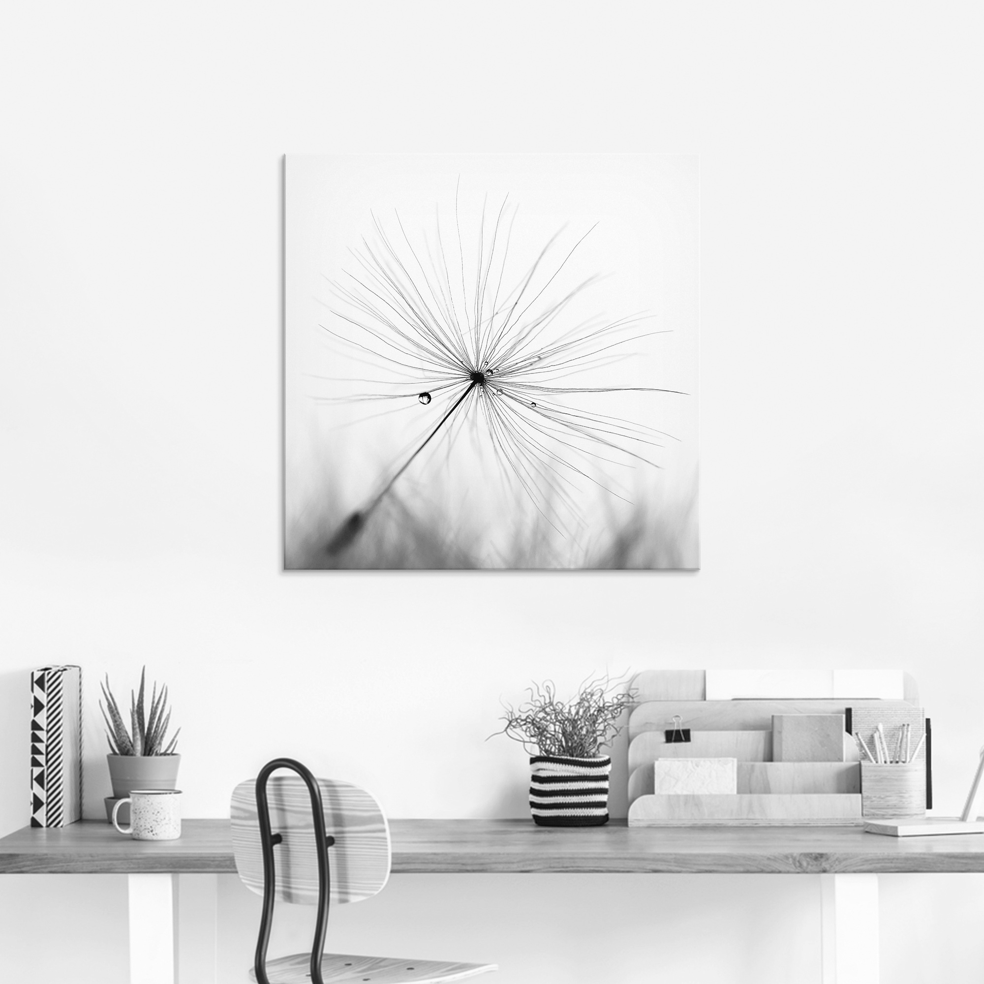 Artland Glasbild »Pusteblume Schirmchen«, Blumen, (1 St.), in verschiedenen Grössen
