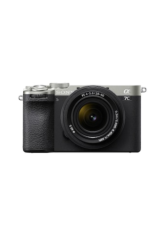 Kompaktkamera »Alpha 7CII Kit 28-60mm Silber«, Bluetooth-WLAN