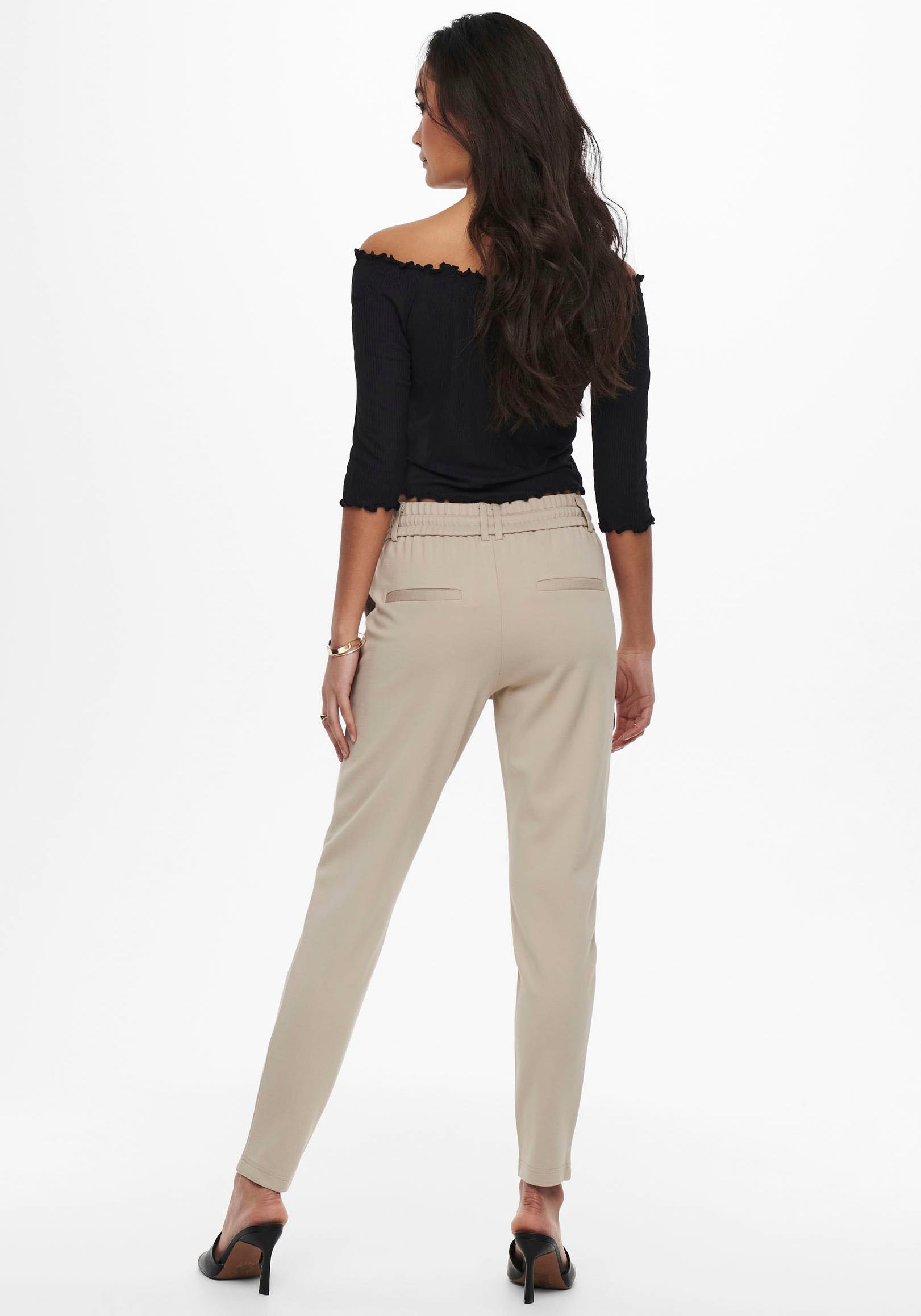 ONLY Jogger Pants »ONLPOPTRASH LIFE EASY COL PANT PNT NOOS«, mit elastischem Bund und Kordelzug