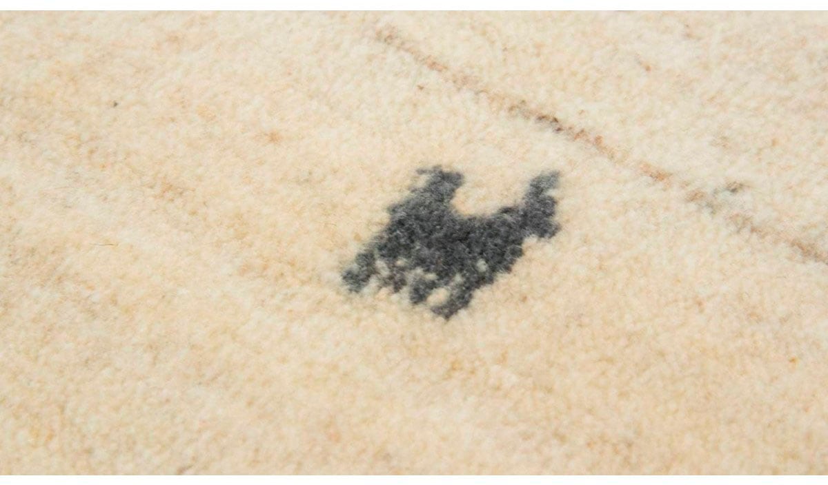 carpetfine Wollteppich »Gabbeh Uni, auch als Läufer und Rund erhältlich«, rechteckig, 15 mm Höhe, reine Wolle, handgewebt, Gabbeh Loom Tiermotiv, grosse Farbauswahl