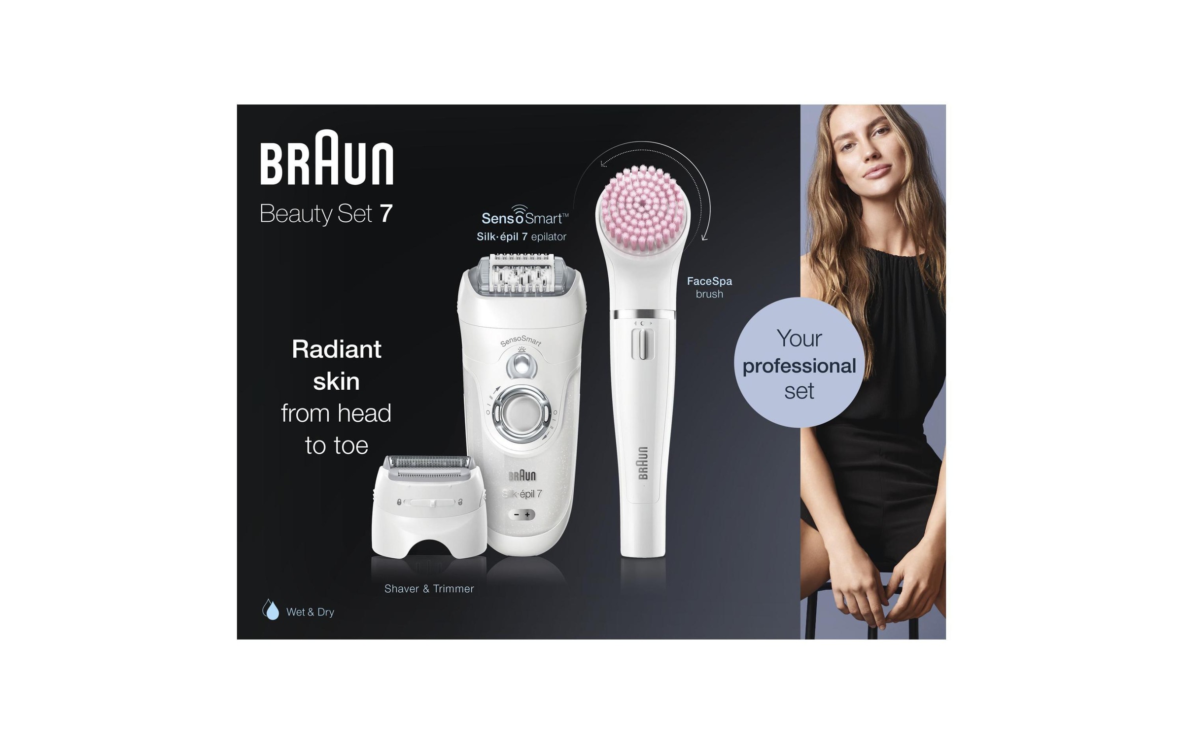 Braun Epilierer »Silk-Épil 7 Beauty Set 7-875 SensoSmart«