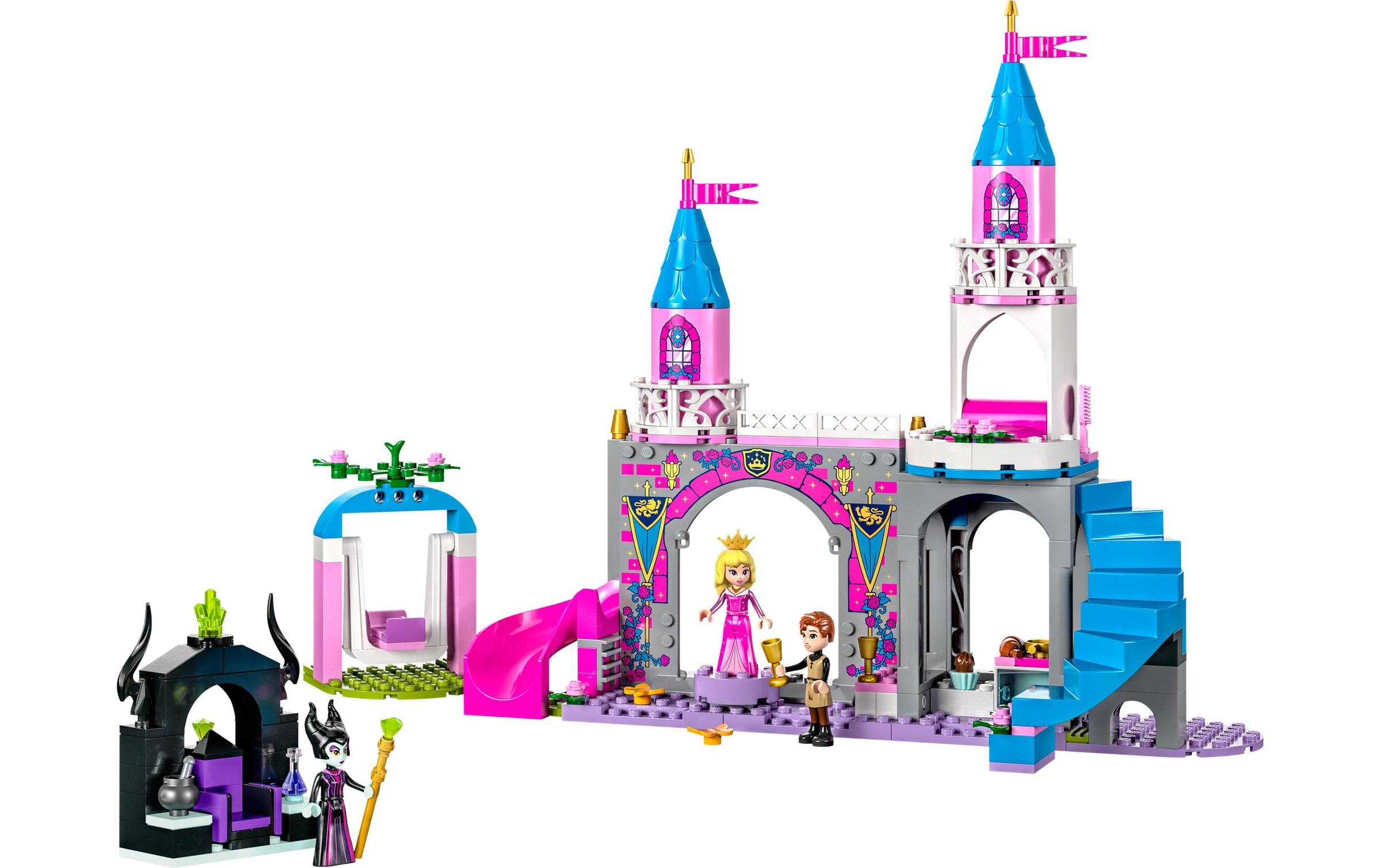 LEGO® Konstruktionsspielsteine »Auroras Schloss«, (187 St.)