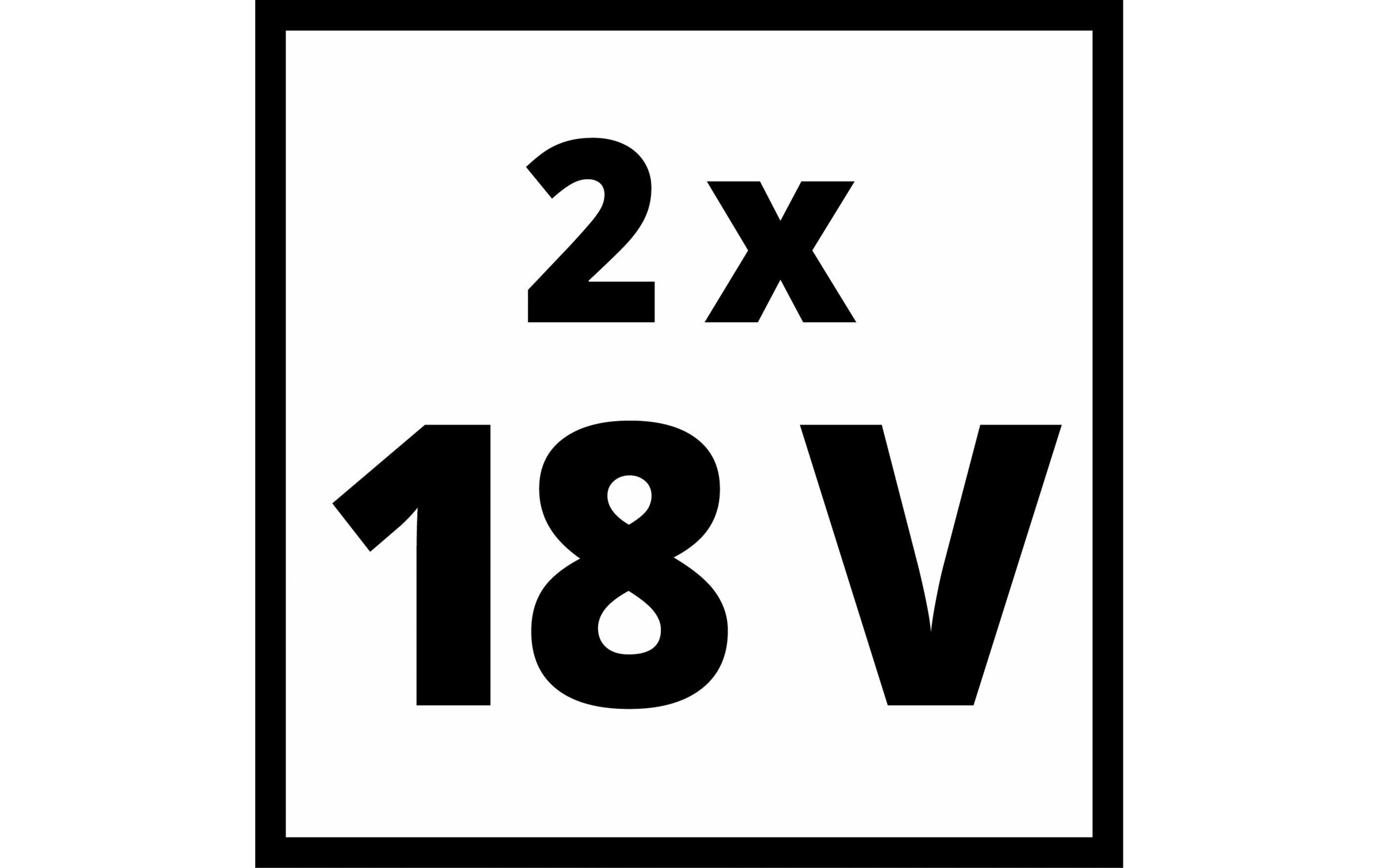 Einhell Akku »2 x 18 V 2.5Ah PXC-Twinpack CB«