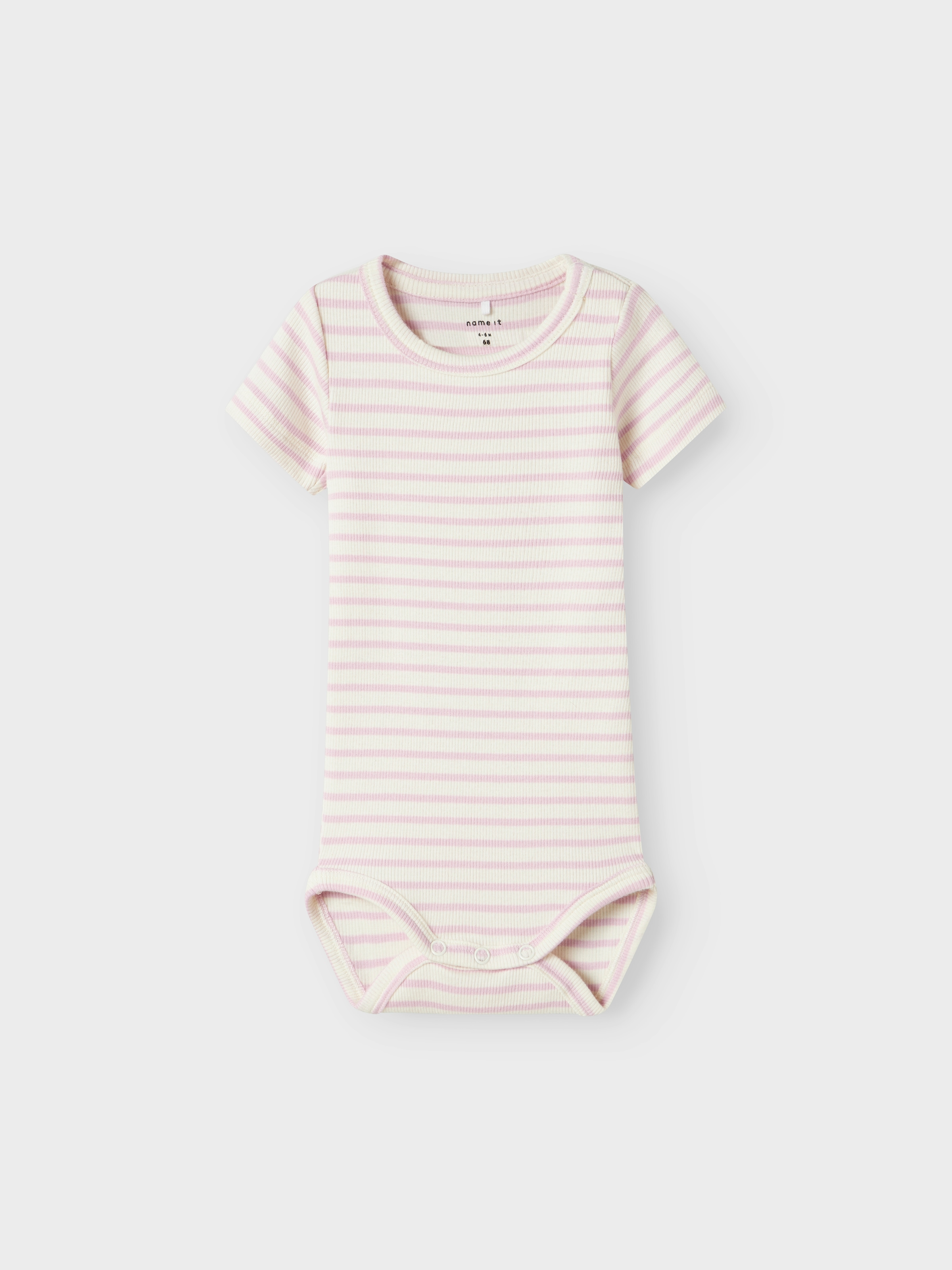 Name It Kurzarmbody »NBNBANI SS BODY NOOS« Baumwollmischung, Jersey Rippqualität