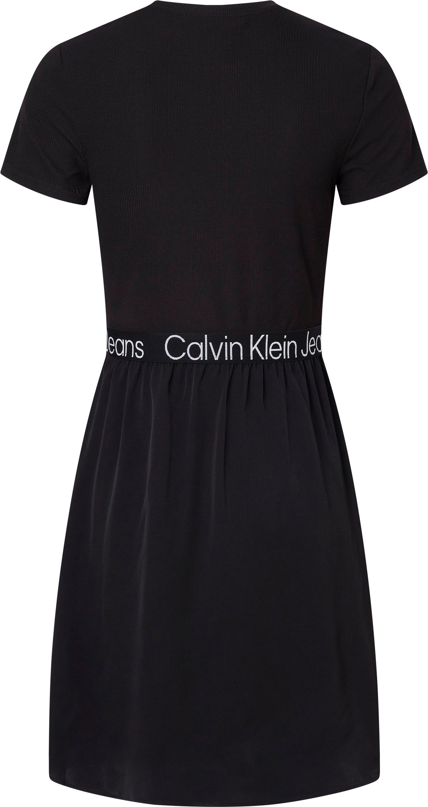 Jelmoli-Versand Schweiz im Calvin Jeans kaufen bei 2-in-1-Kleid, online Materialmix Klein
