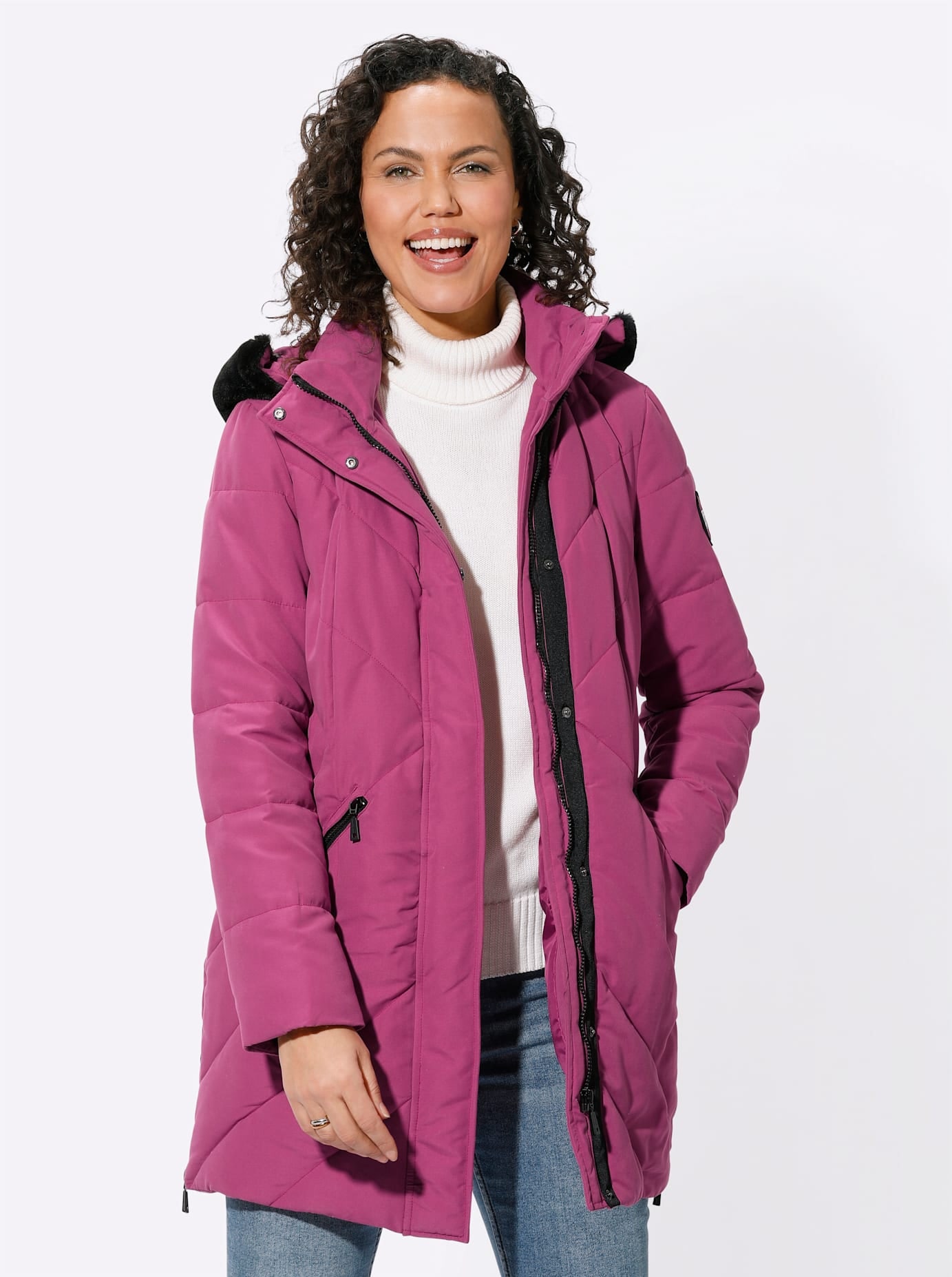 Casual Looks Steppjacke mitKapuze