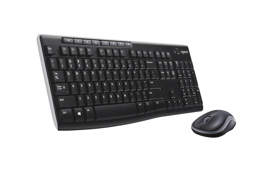 Logitech PC-Tastatur »MK270 US-Layout«, (Ziffernblock)