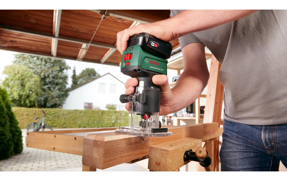 BOSCH Oberfräse »AdvancedTrimRouter 18V-8«, Ohne Akku/Ladegerät