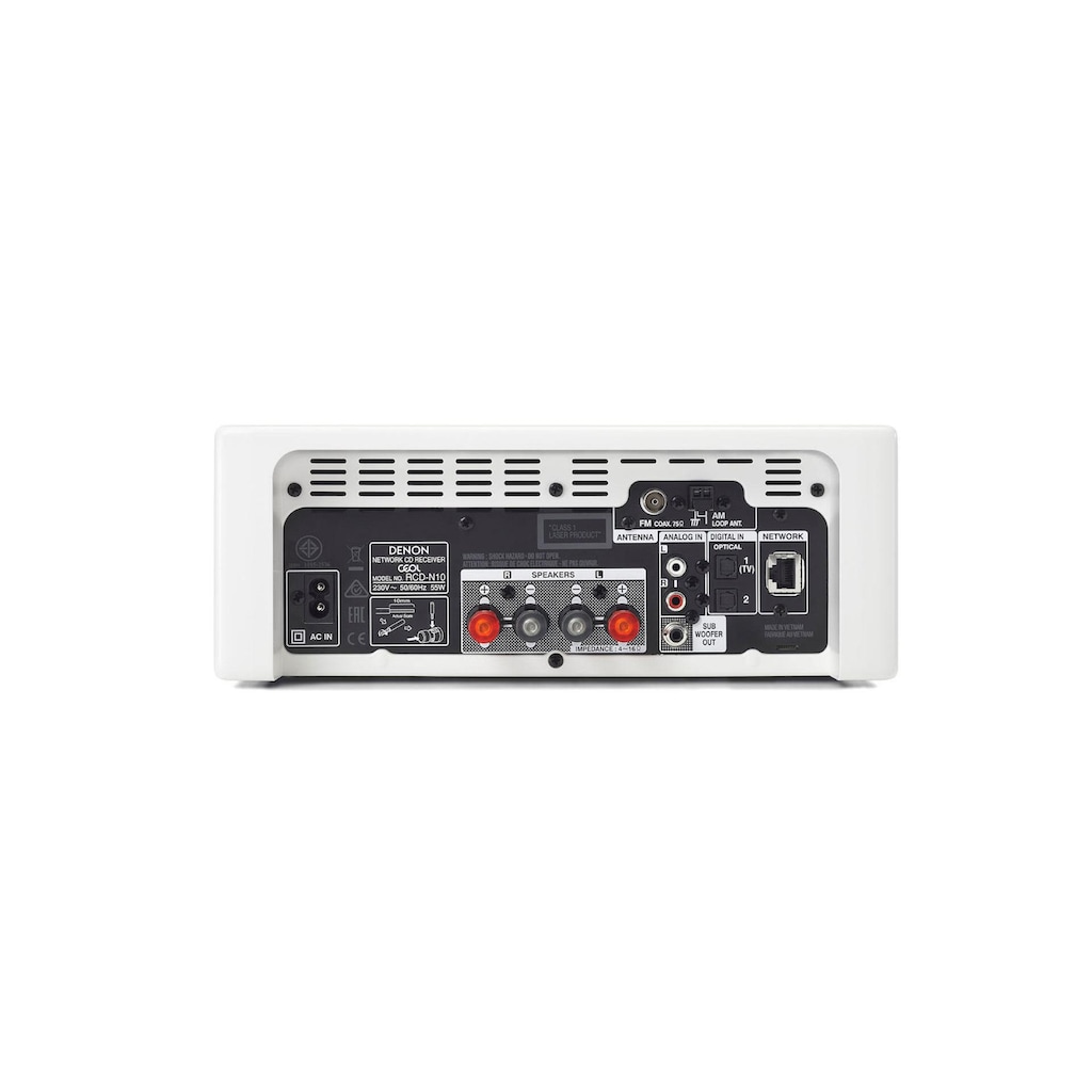 Denon Stereoanlage »CEOL N10 Grau«, (CD-Bluetooth-WLAN AM-Tuner-FM-Tuner-Internetradio)
