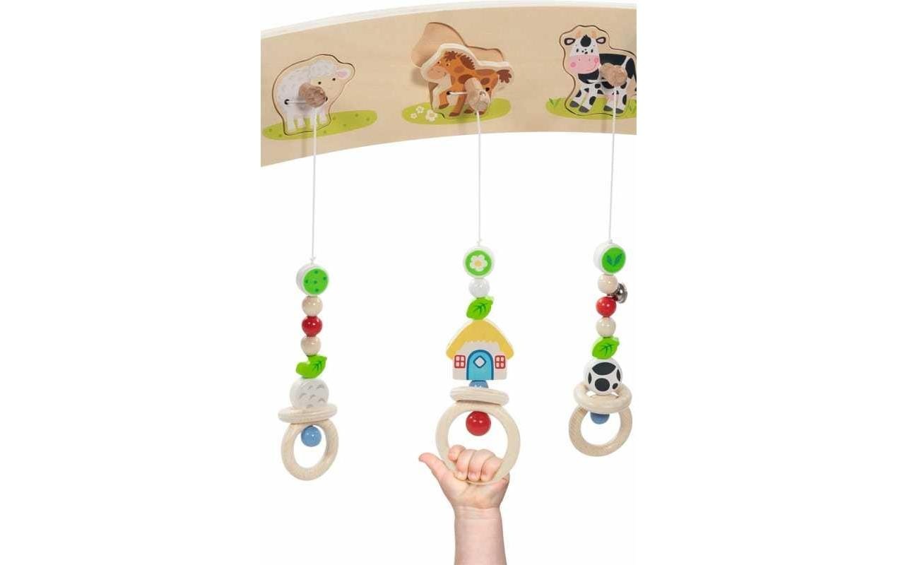 goki Spielbogen »Baby-Fit Tierstimmen Bauernhof«