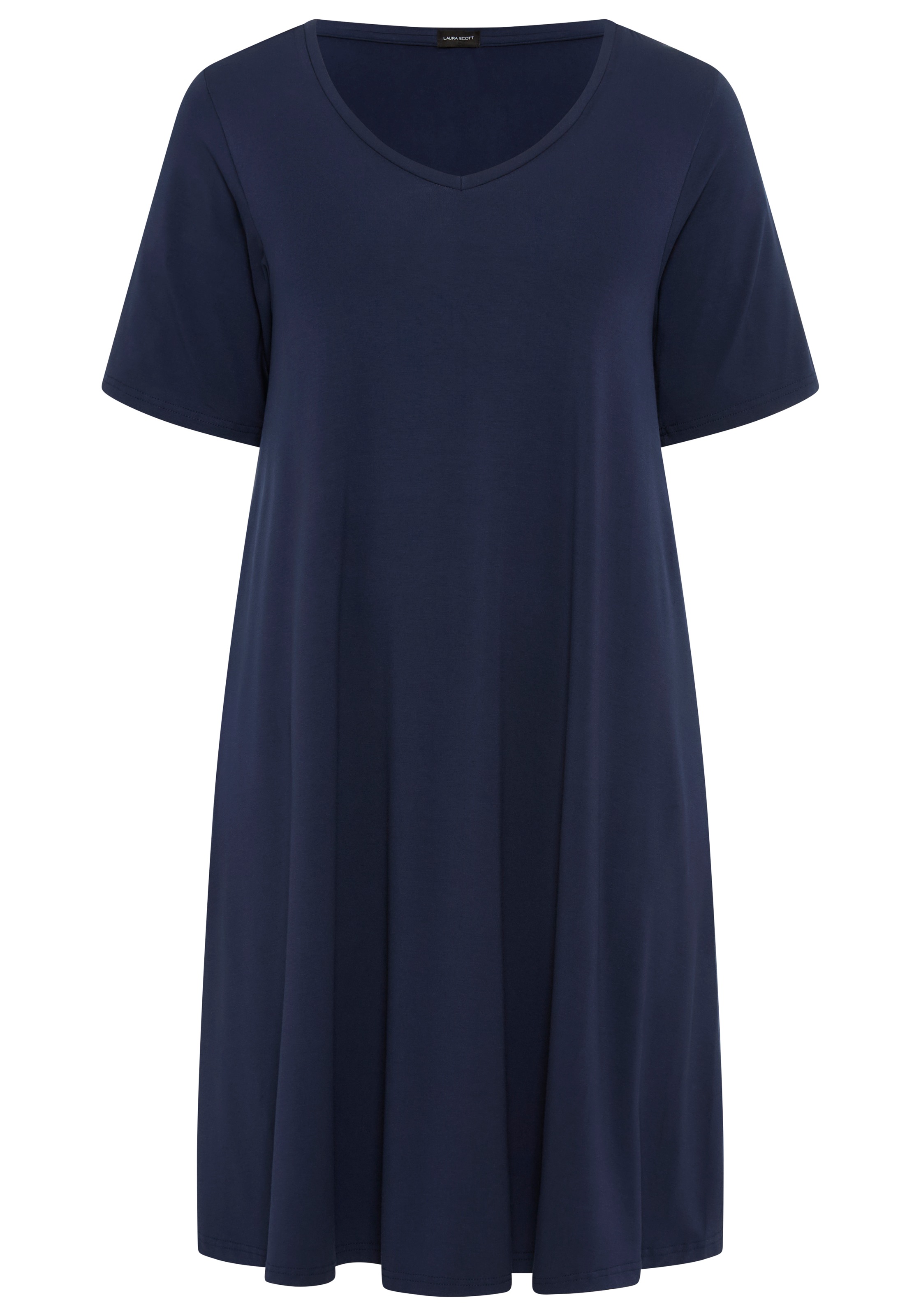 Laura Scott CURVE Jerseykleid, in leicht ausgestellter, fliessender Wickelform - GROSSE GRÖSSE