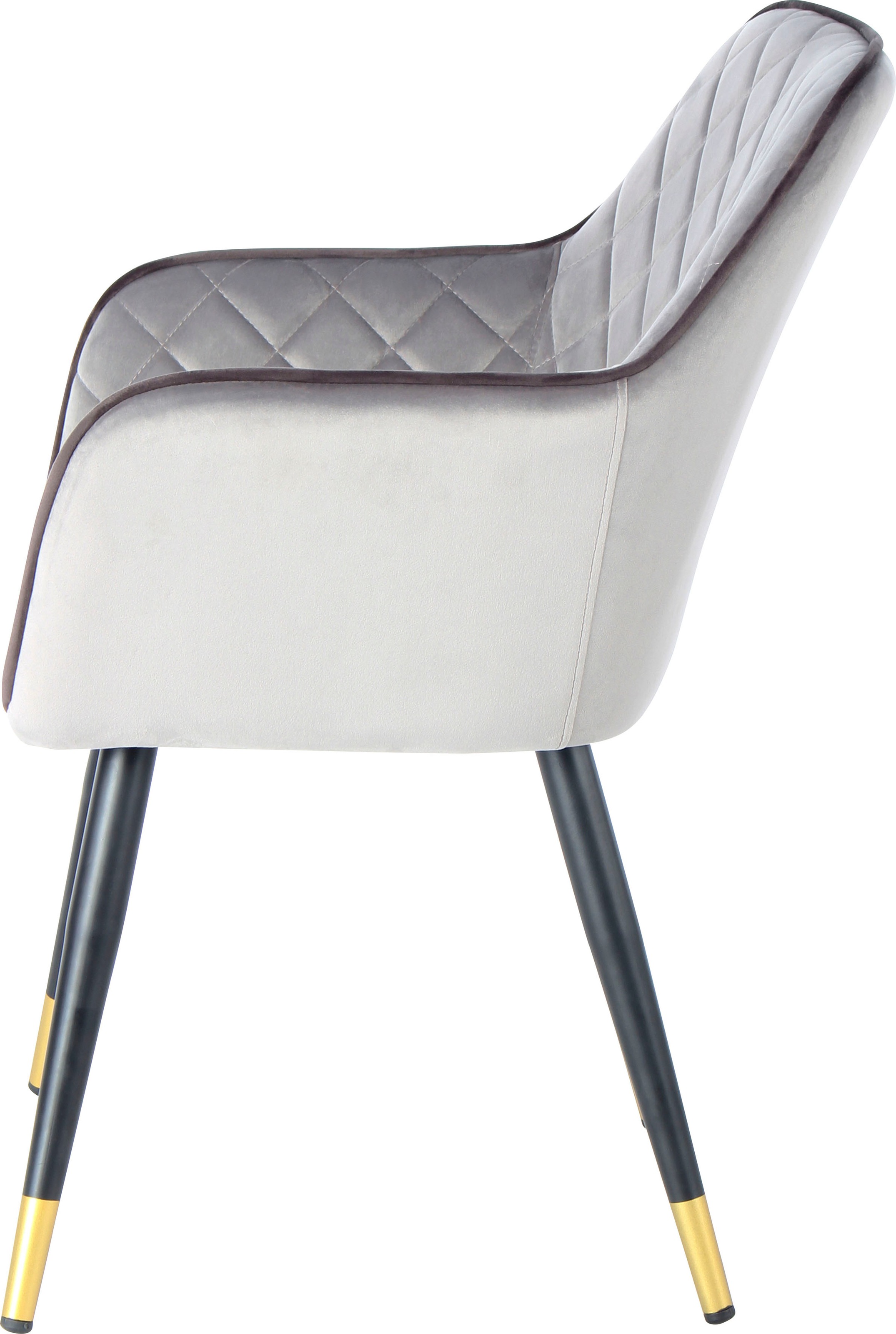 Kayoom Polsterstuhl »Stuhl Amino 525, stilvoller Design-Stuhl, elegante Optik«, 1 St., samtweicher Bezug, elegant, glamourös, elegante Optik