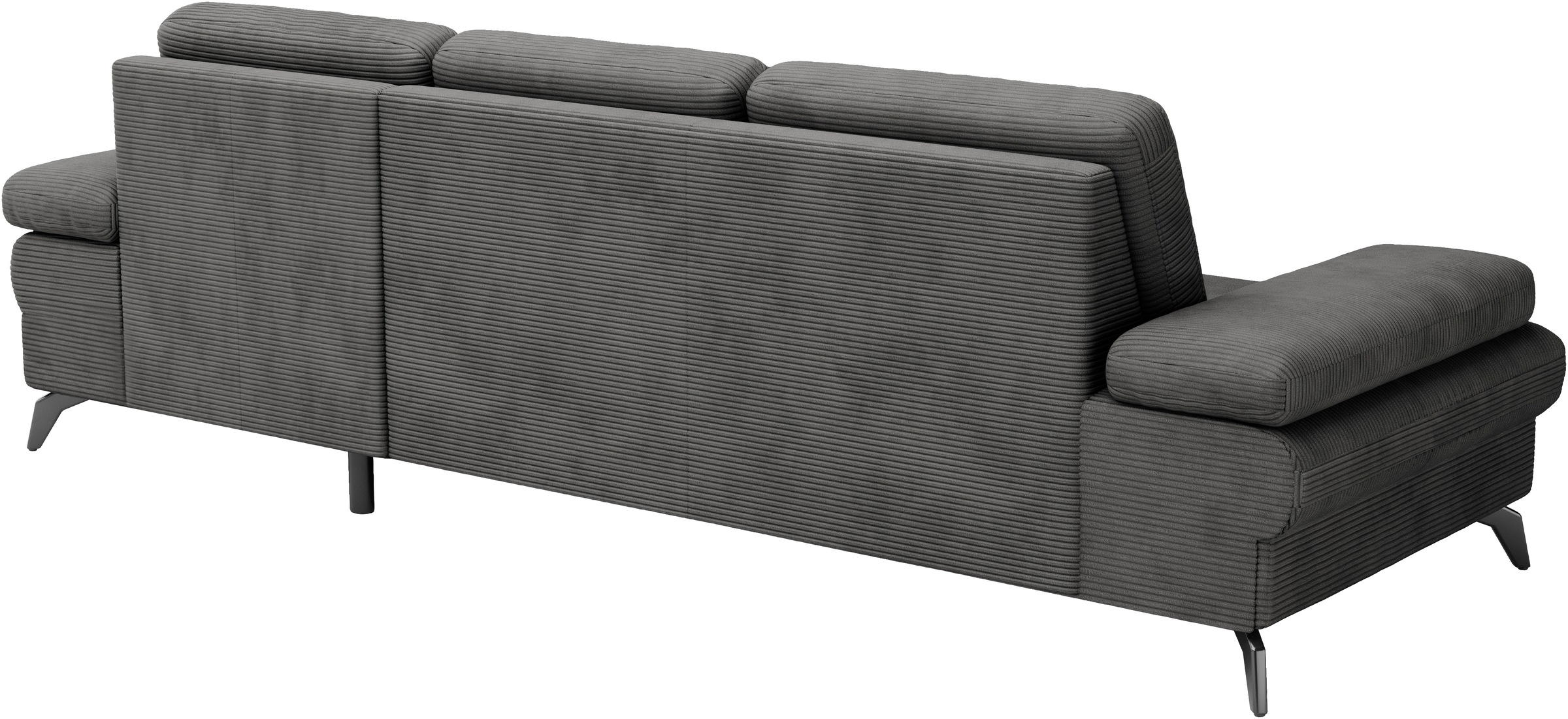 sit&more Ecksofa »Morris Jubi L-Form«, inkl. Armteilfunktion und 1 Zierkissen, wahlweise mit Bettfunktion