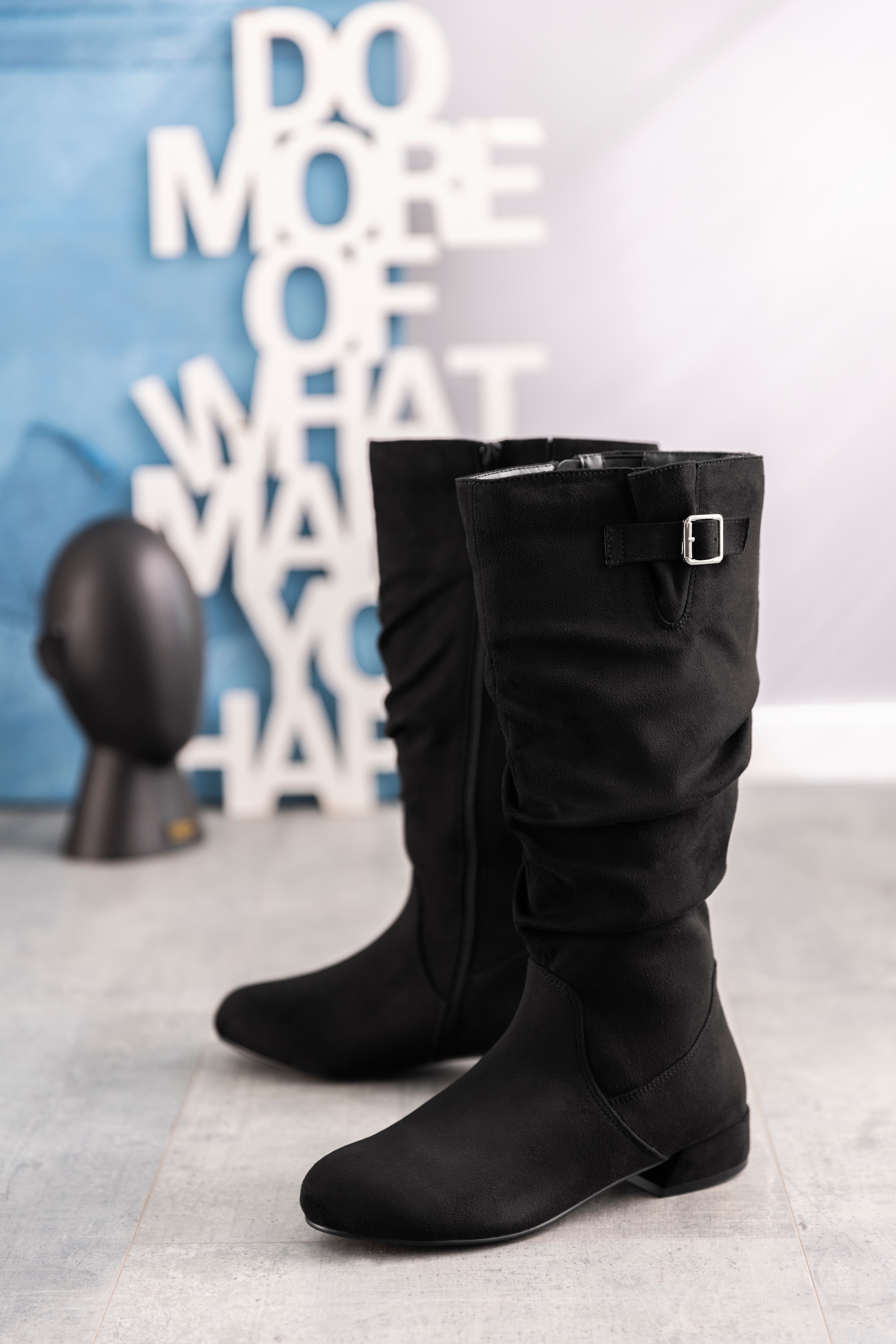 Aniston SHOES Stiefel, mit gerafftem slouchy-Schaft - NEUE KOLLEKTION