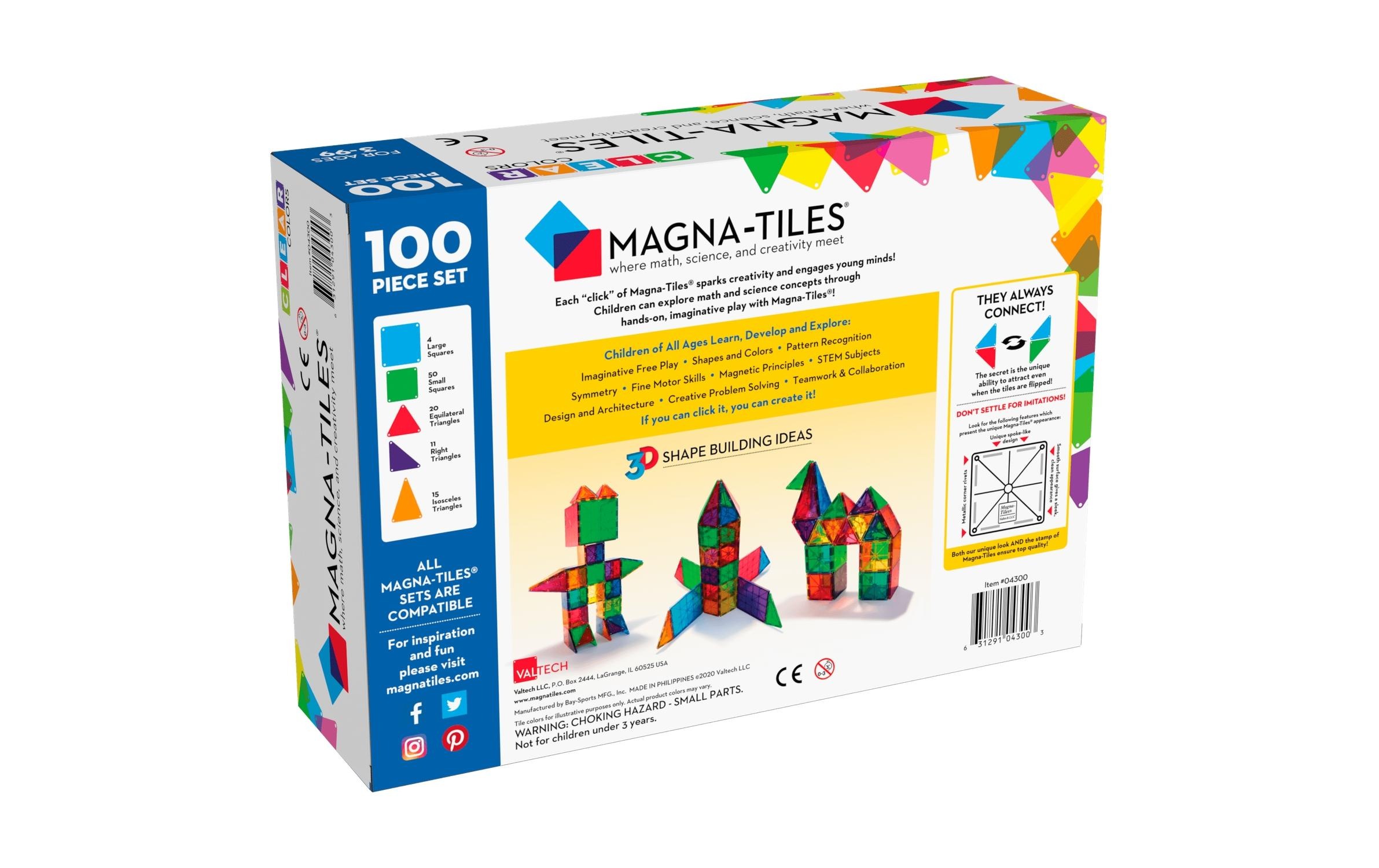 Spielbausteine »Magna-Tiles 100-teilig«