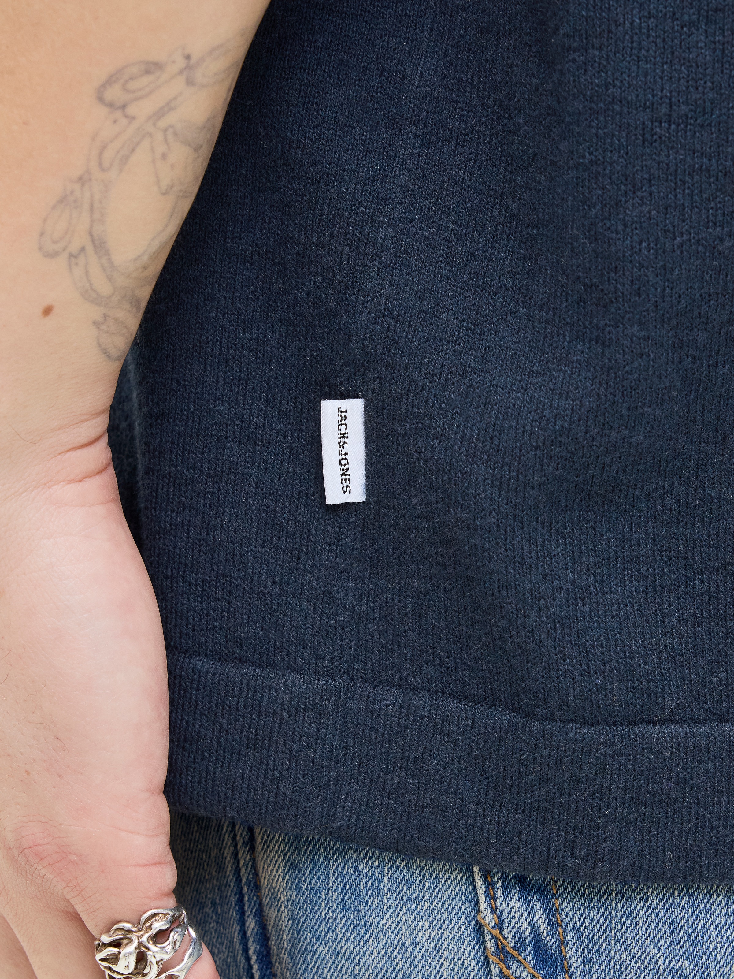Jack & Jones Kurzarmpullover »JJEEMIL KNIT RELAXED POLO SS SN«, mit Polo Kragen