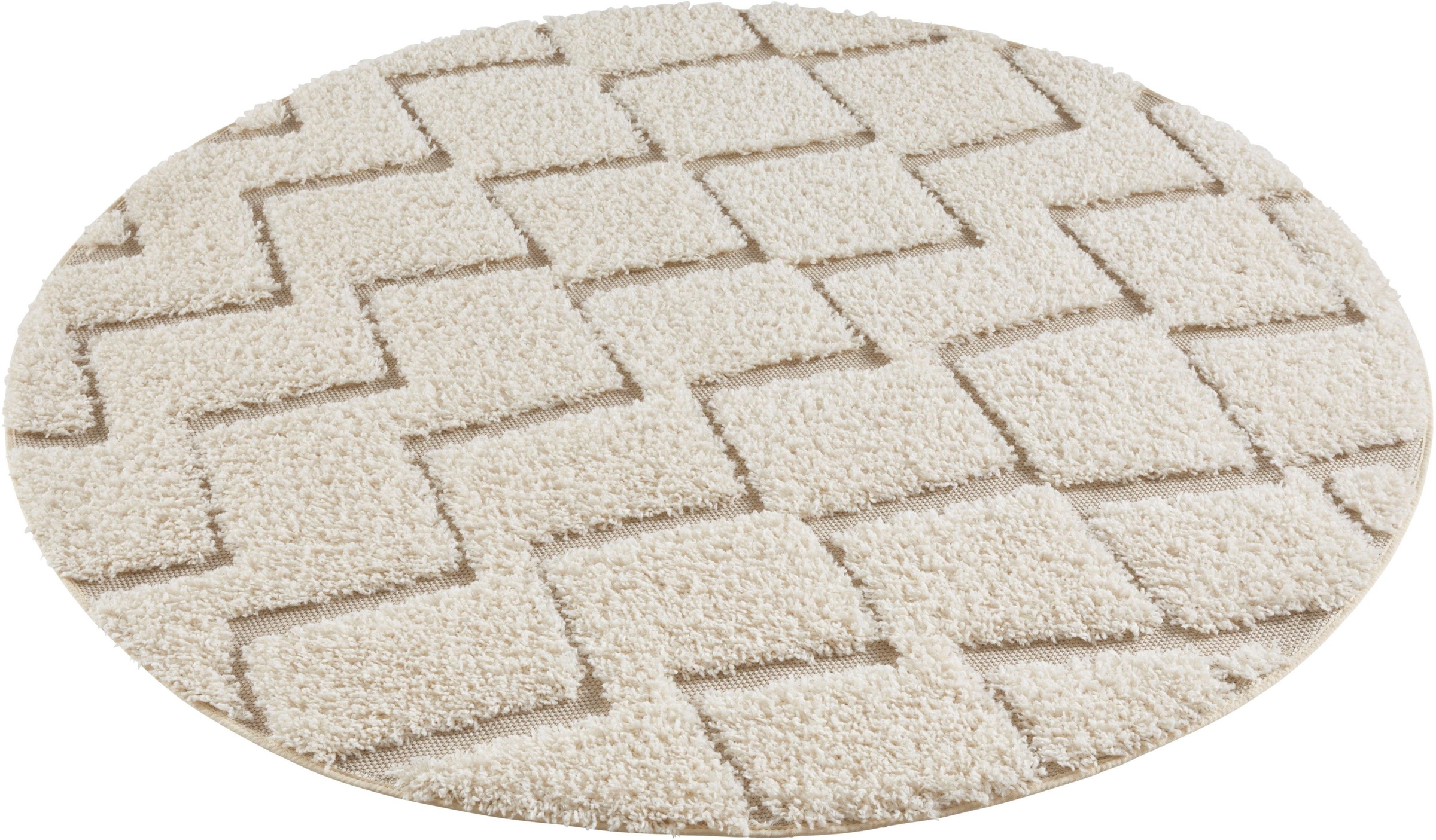 Teppich, »Dades«, MINT RUGS, rund, Höhe 22 mm, maschinell ...