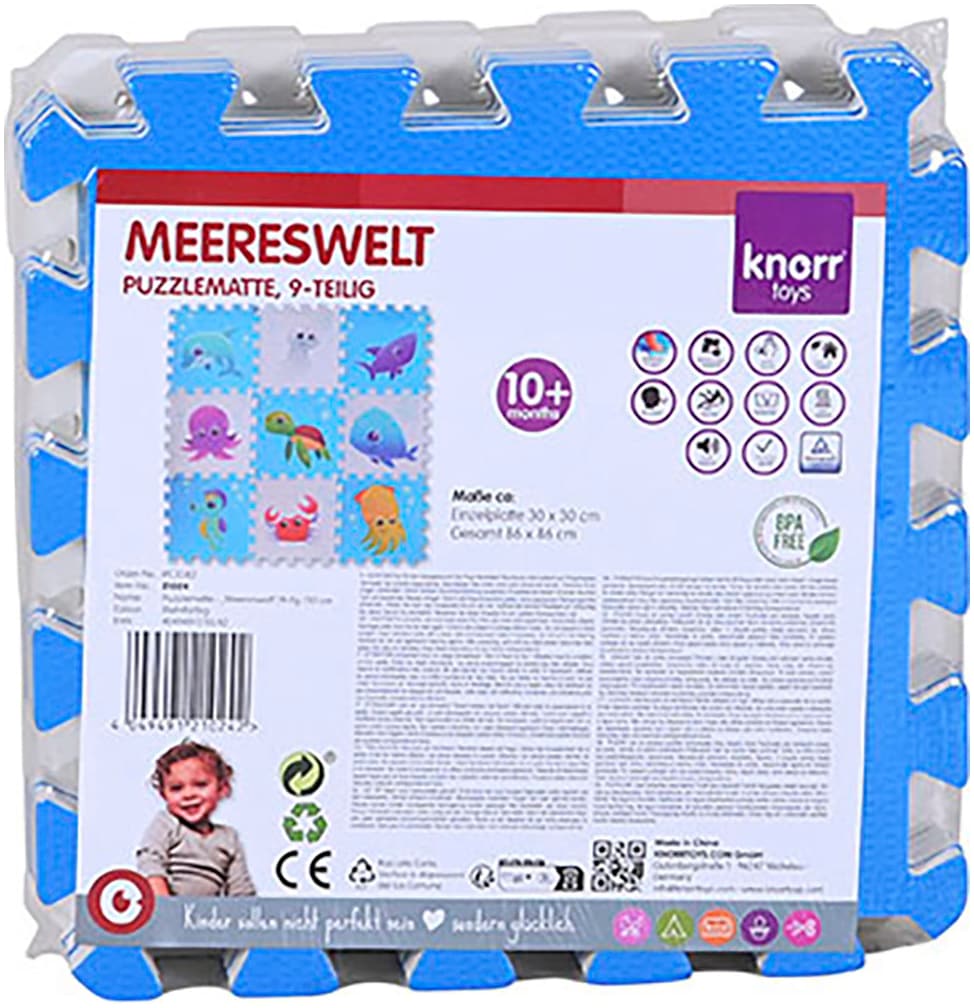 Knorrtoys® Puzzle »Meereswelt«, Puzzlematte, Bodenpuzzle
