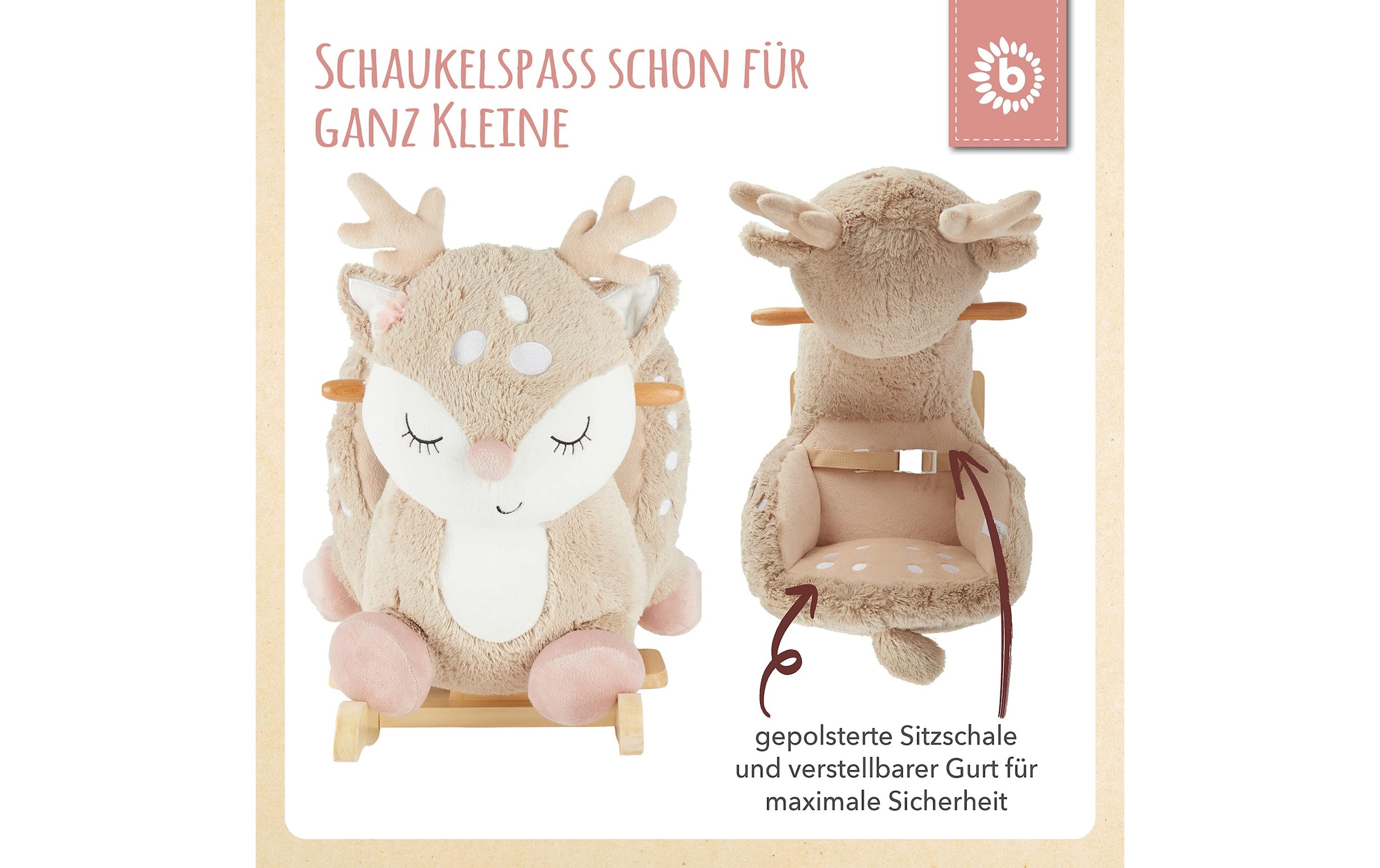 BIECO Schaukeltier »Ella«, Holzart: Pinie (China)