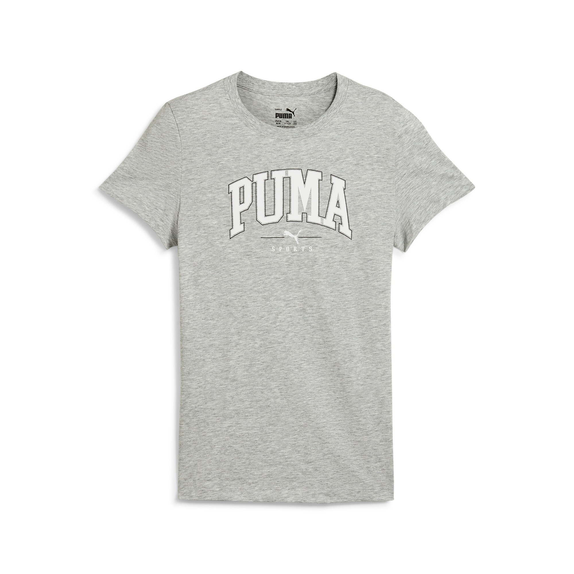 PUMA T-Shirt »SQUAD TEE G« Regular Fit, sportlicher Stil, mit Wildleder-Puffdruck
