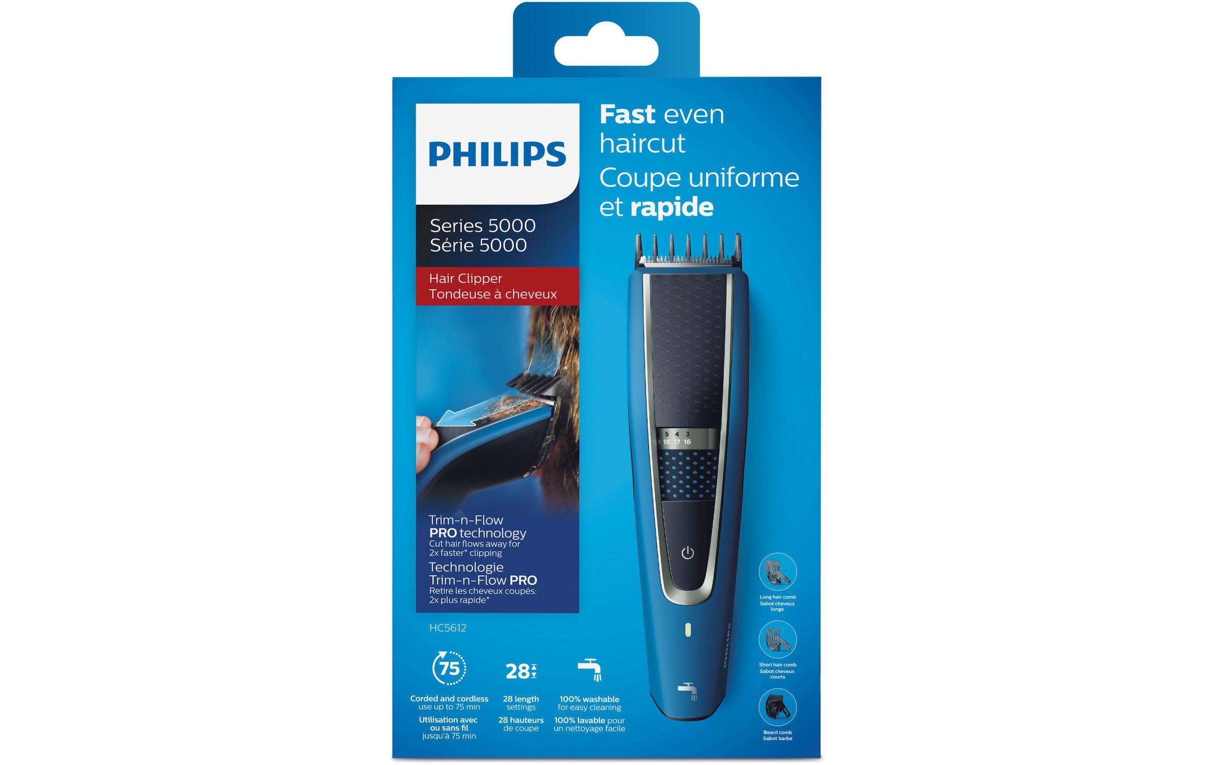 Philips Haarschneider »Series 5000 HC5612/15«, 3 Aufsätze