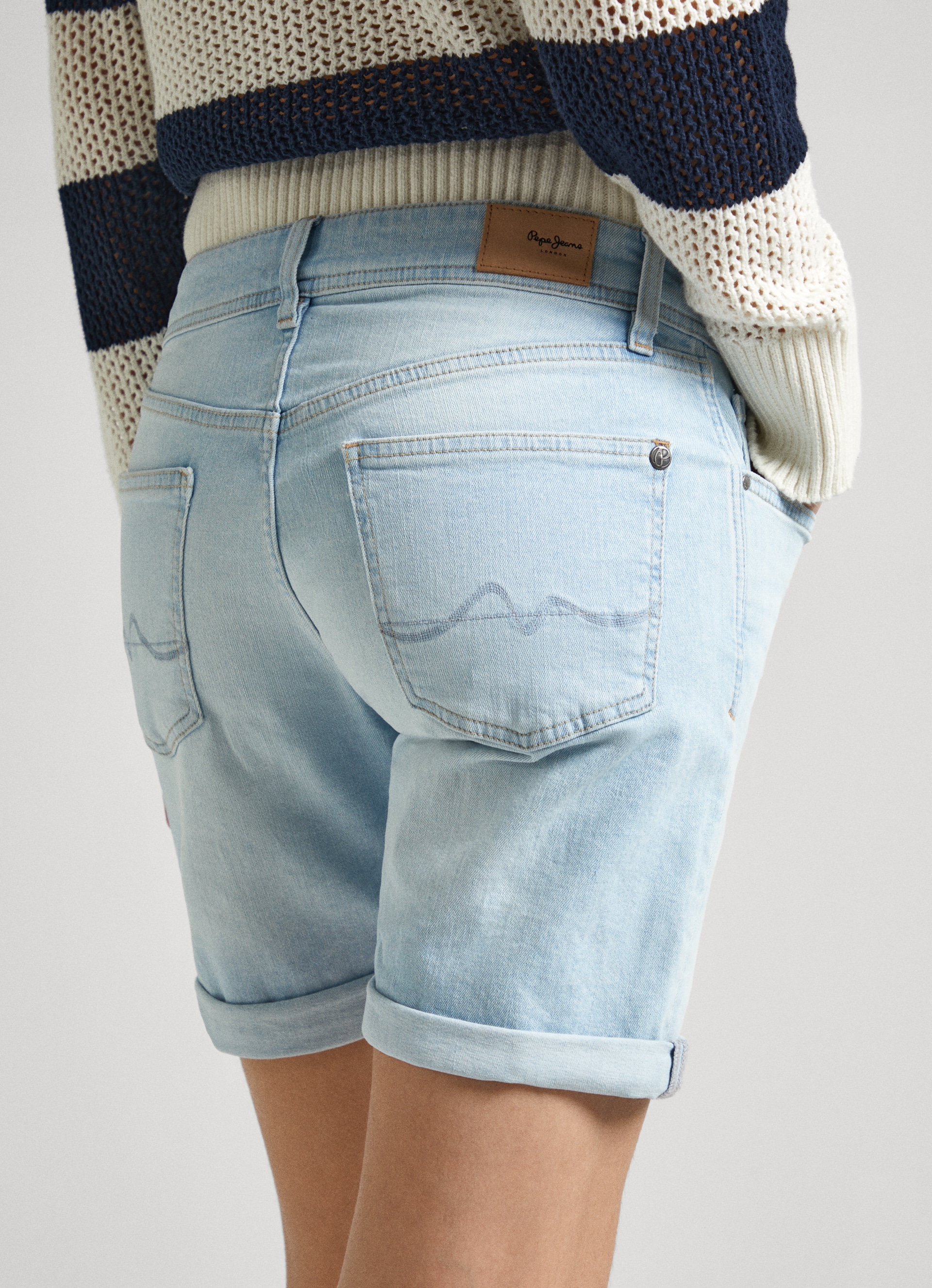 Pepe Jeans Slim-fit-Jeans »Shorts SLIM SHORT MW«