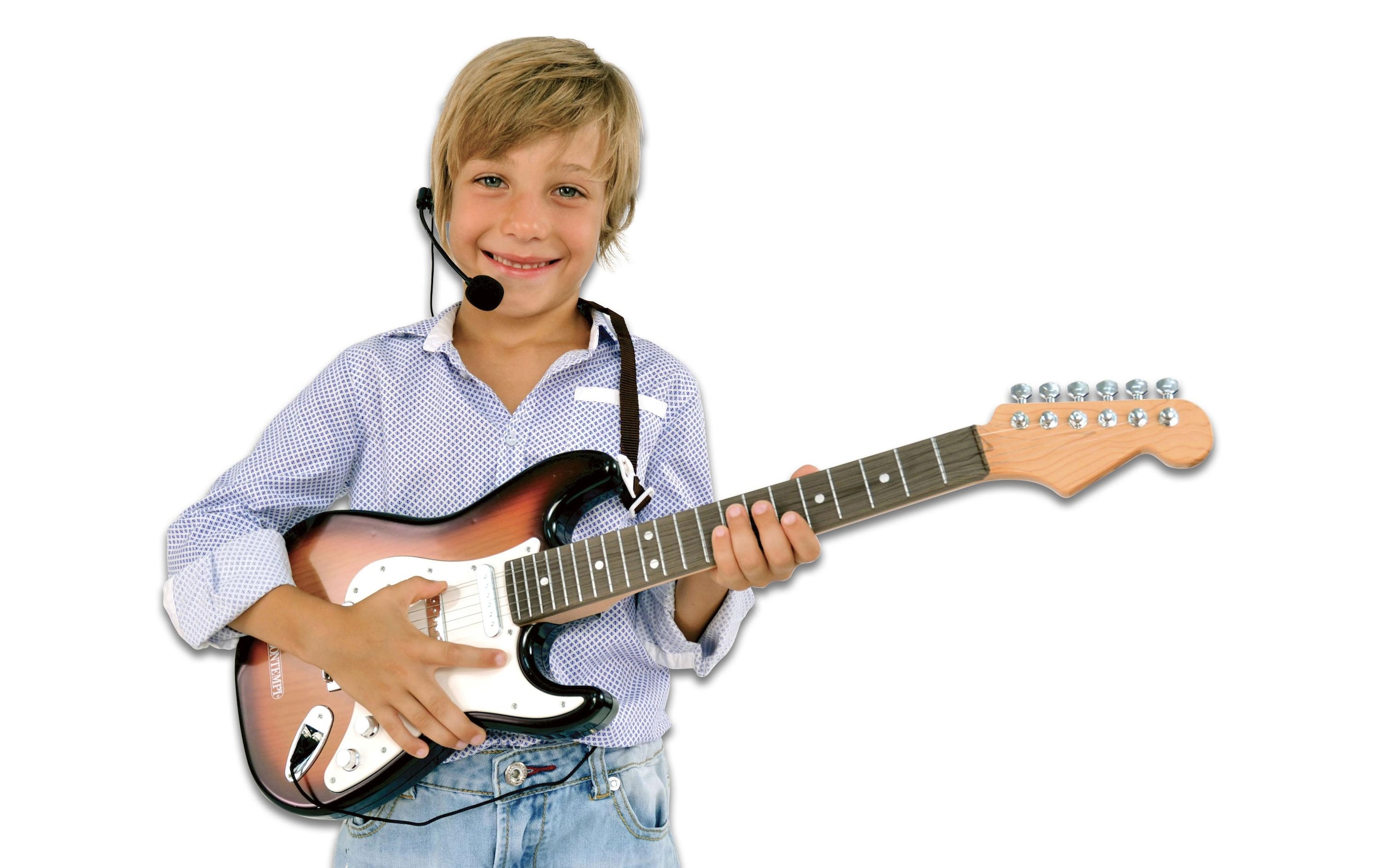 Bontempi Spielzeug-Musikinstrument »Elektronische Rock Gitarre«