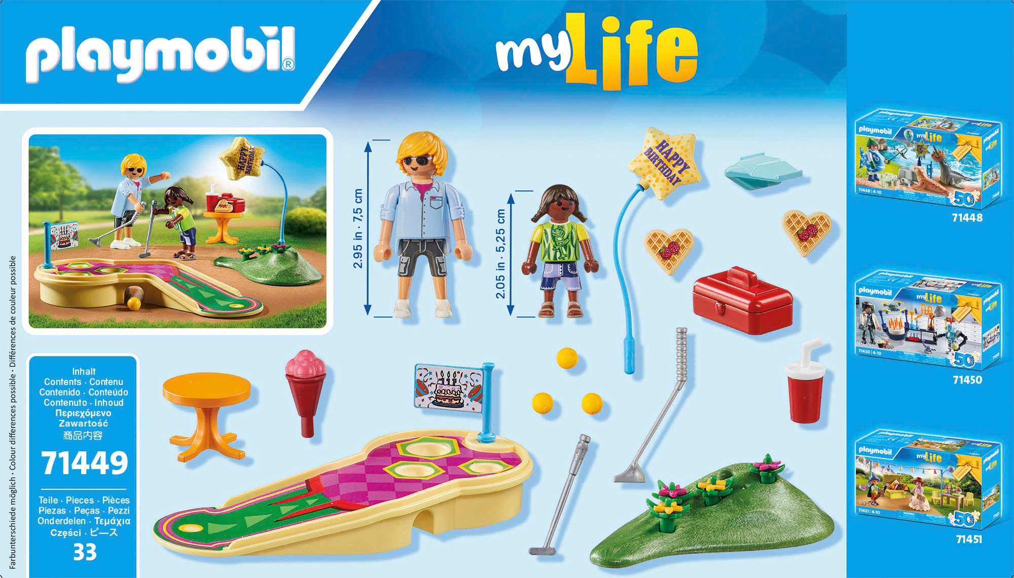 Playmobil® Konstruktions-Spielset »Minigolf (71449), Family Fun«, (33 St.), Made in Europe