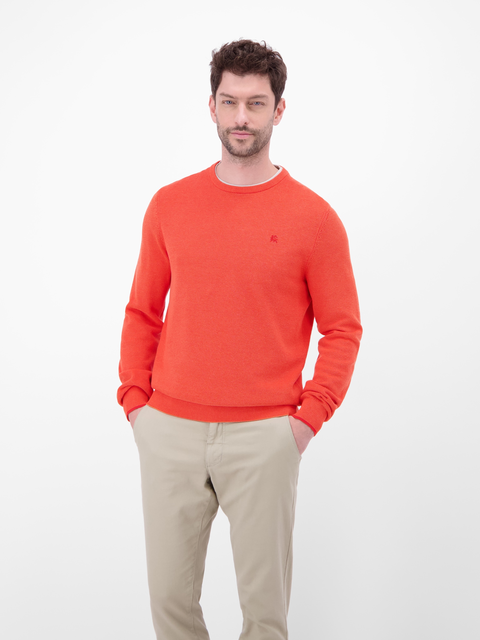 LERROS Strickpullover mit Rippbündchen