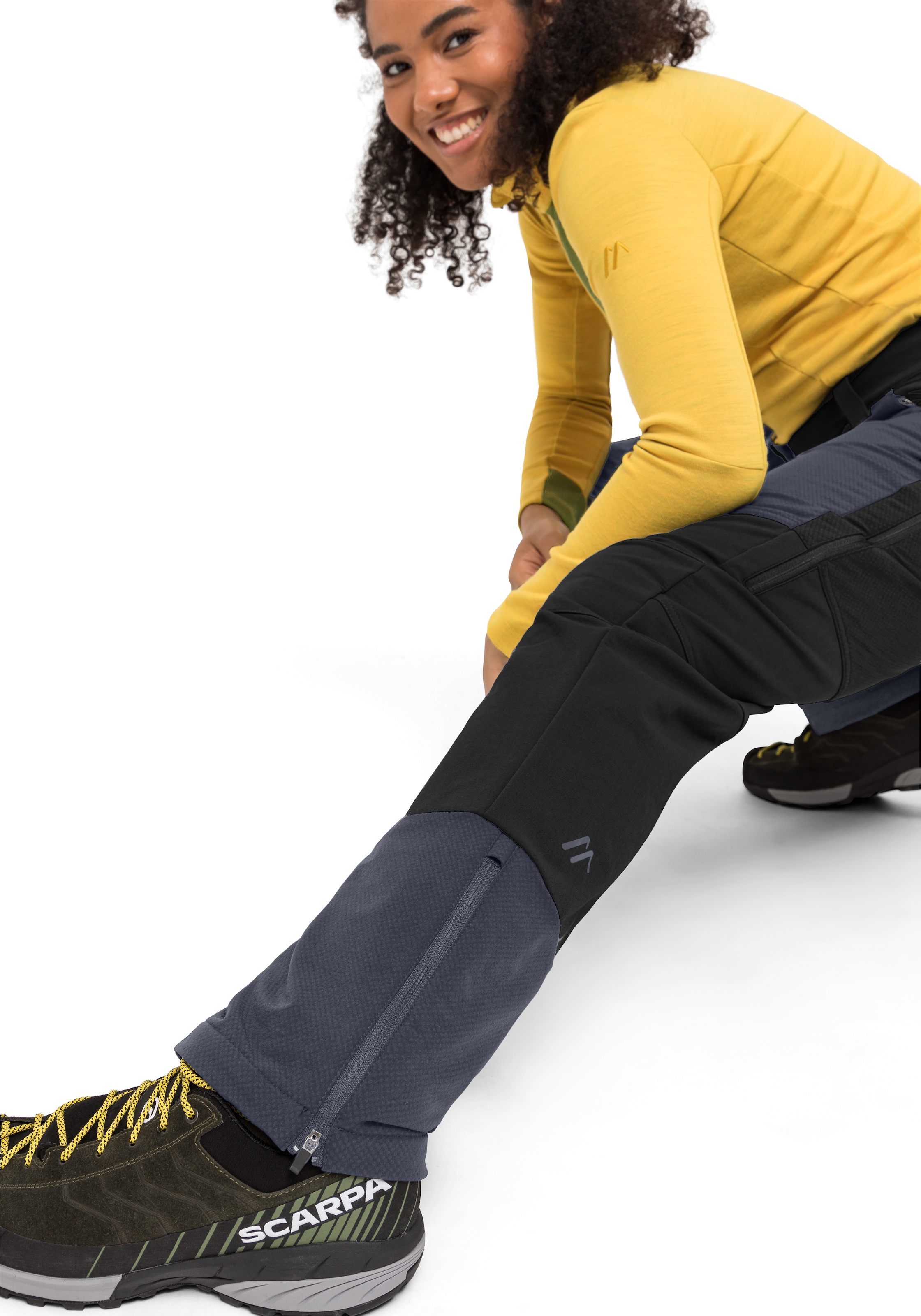 Maier Sports Funktionshose »Ofot Hyb W«, funktionale und atmungsaktive Hybrid-Hose für Damen