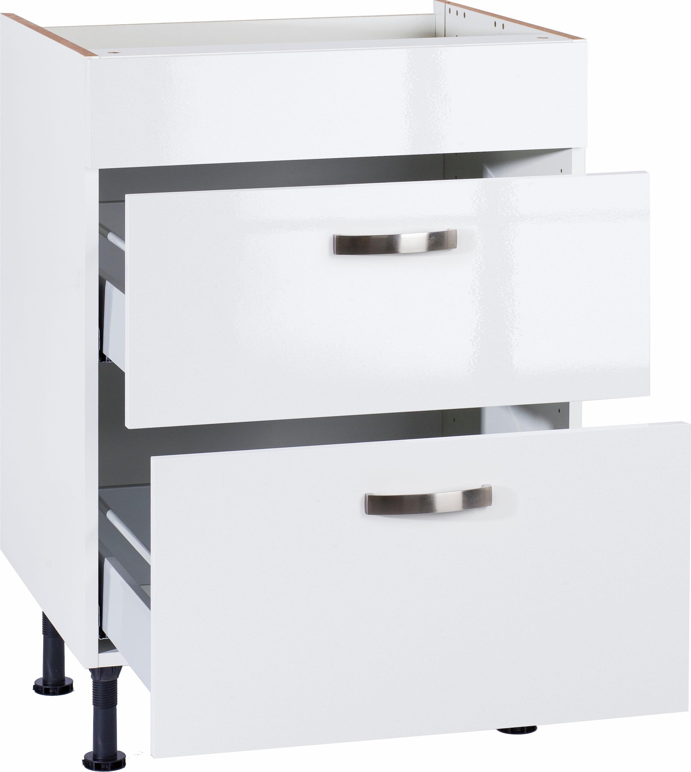 OPTIFIT Kochfeldumbauschrank »Cara«, Breite 60 cm, mit Vollauszügen und Soft-Close-Funktion