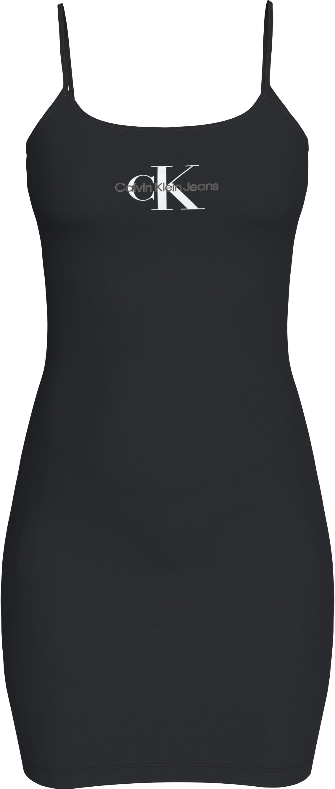 Calvin Klein Jeans Spaghettikleid »MONOLOGO STRAPPY DRESS«, mit Logoschriftzug